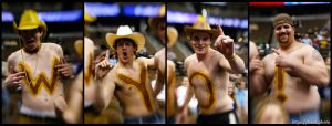 Wyoming fans, Mountain West Conference Basketball Tournament, Denver.