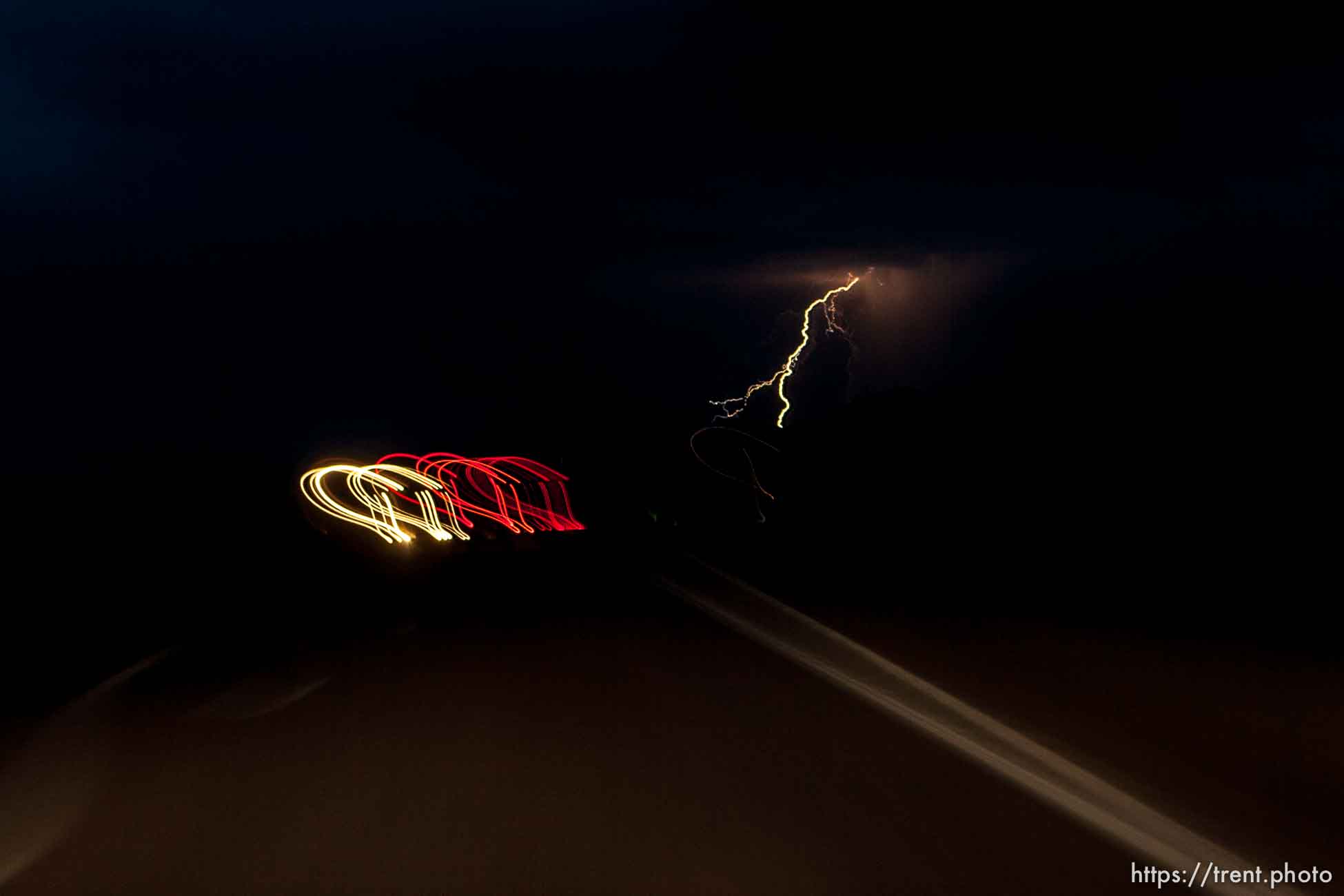 Lightning Driving South