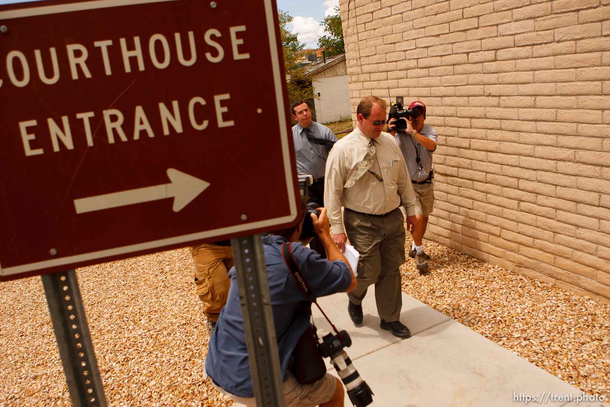 FLDS polygamist Kelly Fischer is sentenced to 45 days in jail and three years of supervised probation after being found guilty of having sex with a minor at the Mohave County Superior Court in Kingman, AZ.; 8.02.2006