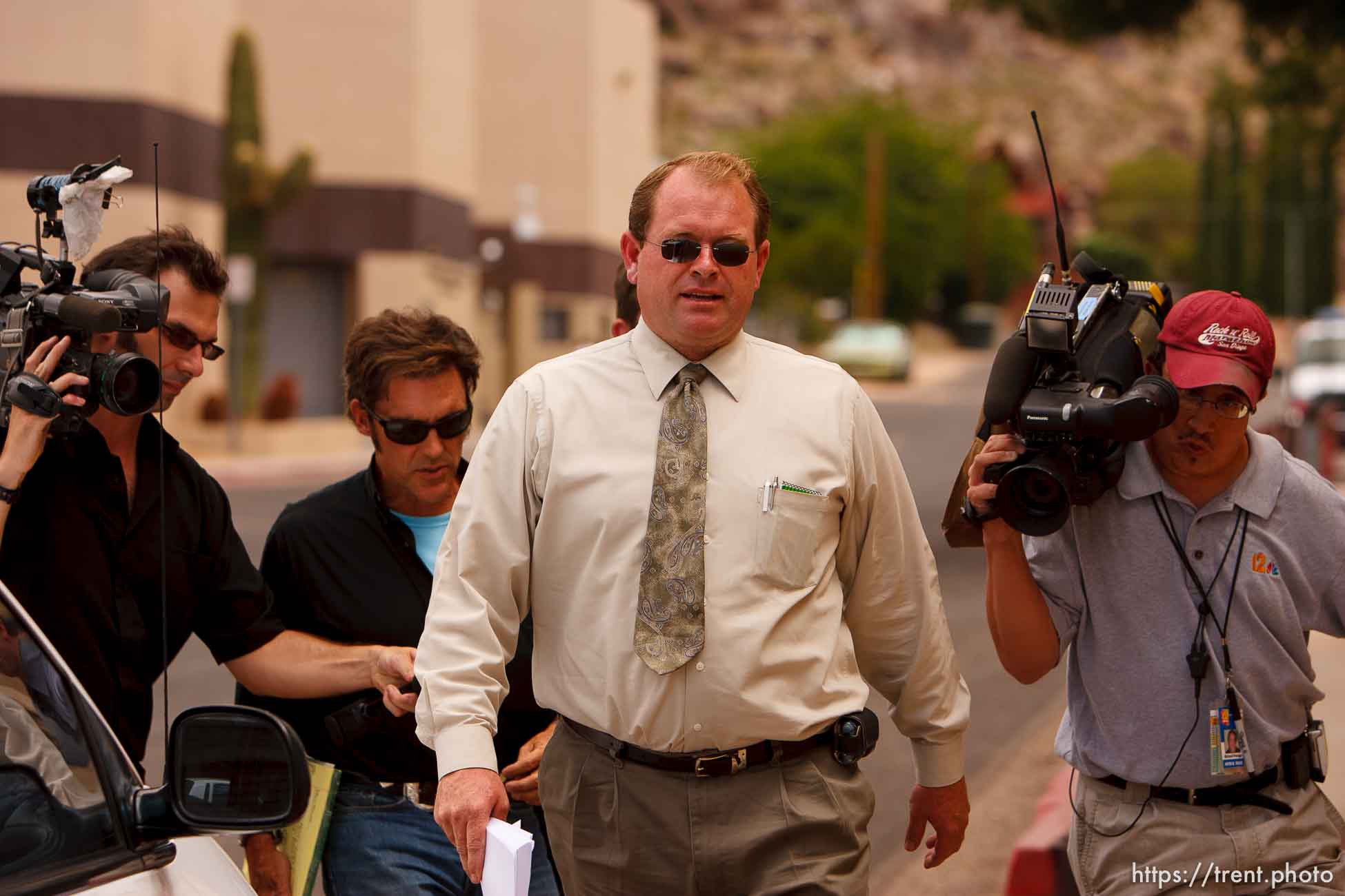 FLDS polygamist Kelly Fischer is sentenced to 45 days in jail and three years of supervised probation after being found guilty of having sex with a minor at the Mohave County Superior Court in Kingman, AZ.; 8.02.2006