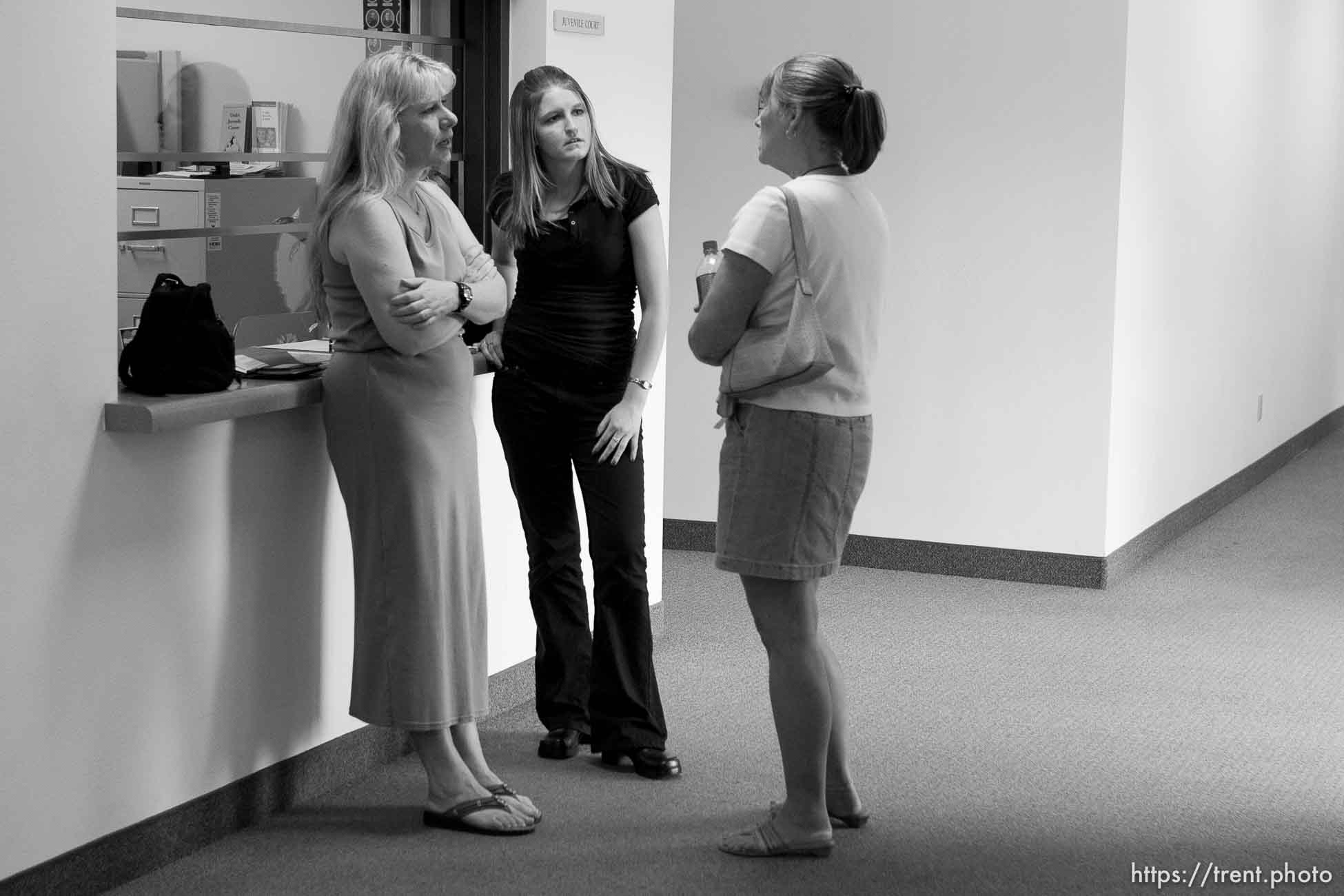 St. George - 17 year old Jenifer Broadbent applies for emancipation from her parents at the Juvenile Court in St. George (5th district).