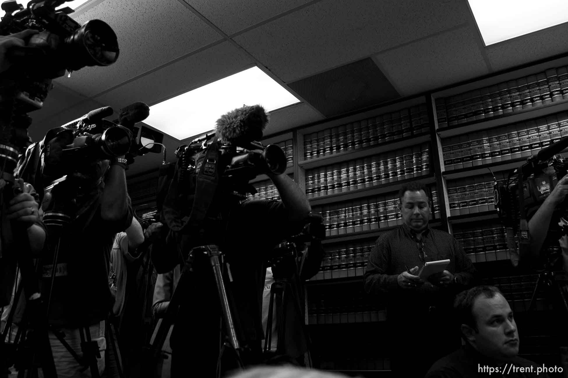 Washington County attorney Brock Belnap, warren jeffs press conference ; 8.31.2006