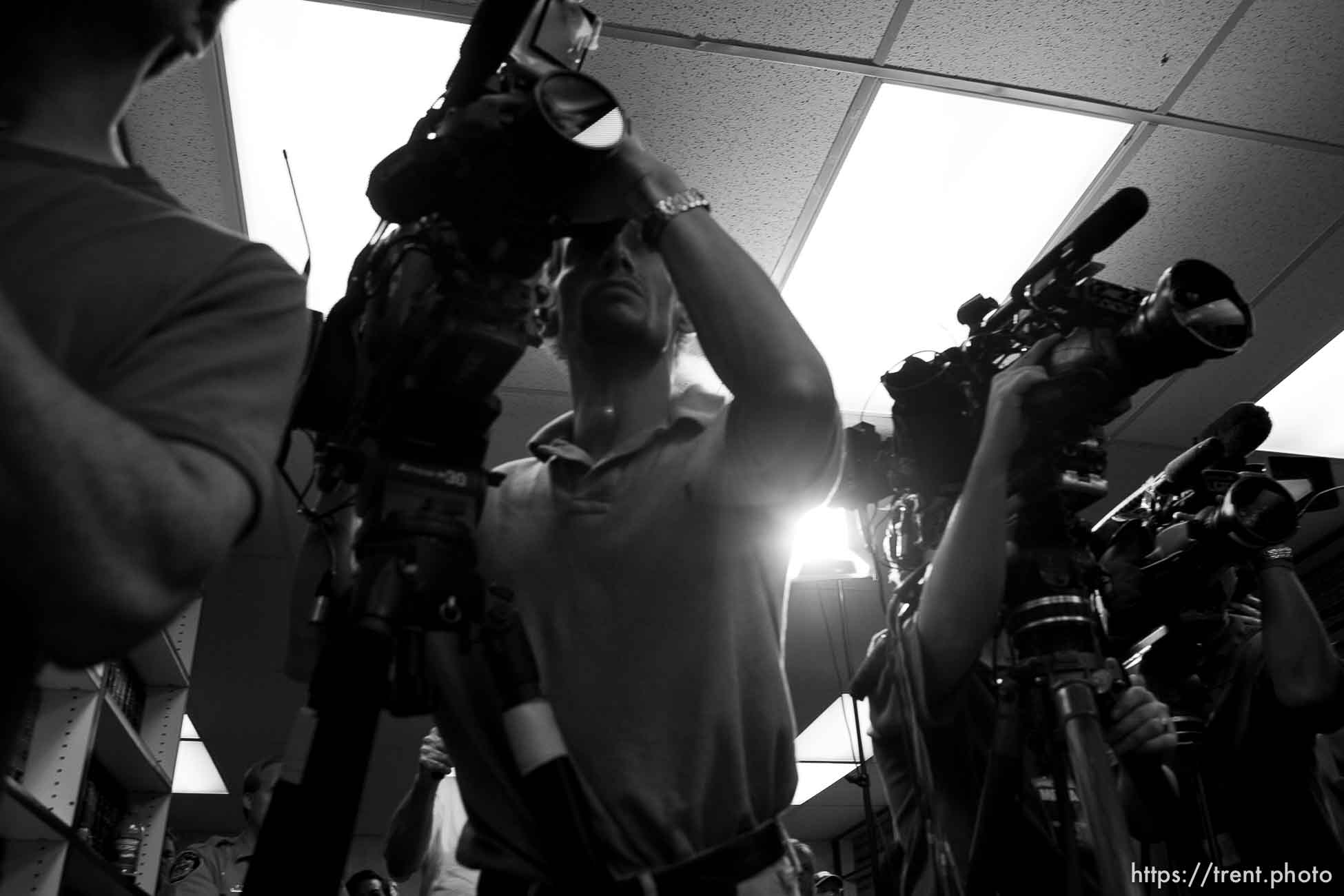 Washington County attorney Brock Belnap, warren jeffs press conference ; 8.31.2006