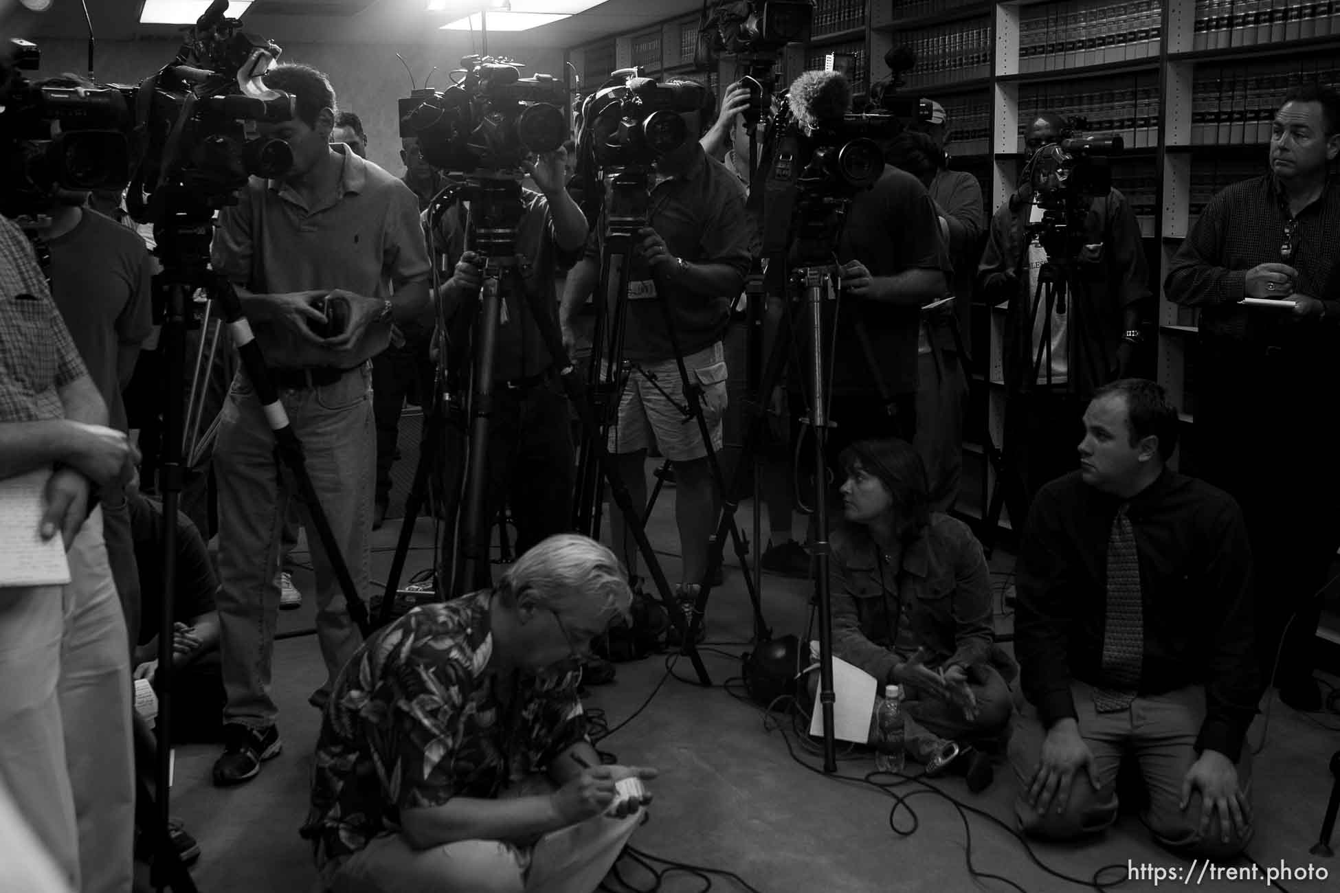 Washington County attorney Brock Belnap, warren jeffs press conference ; 8.31.2006