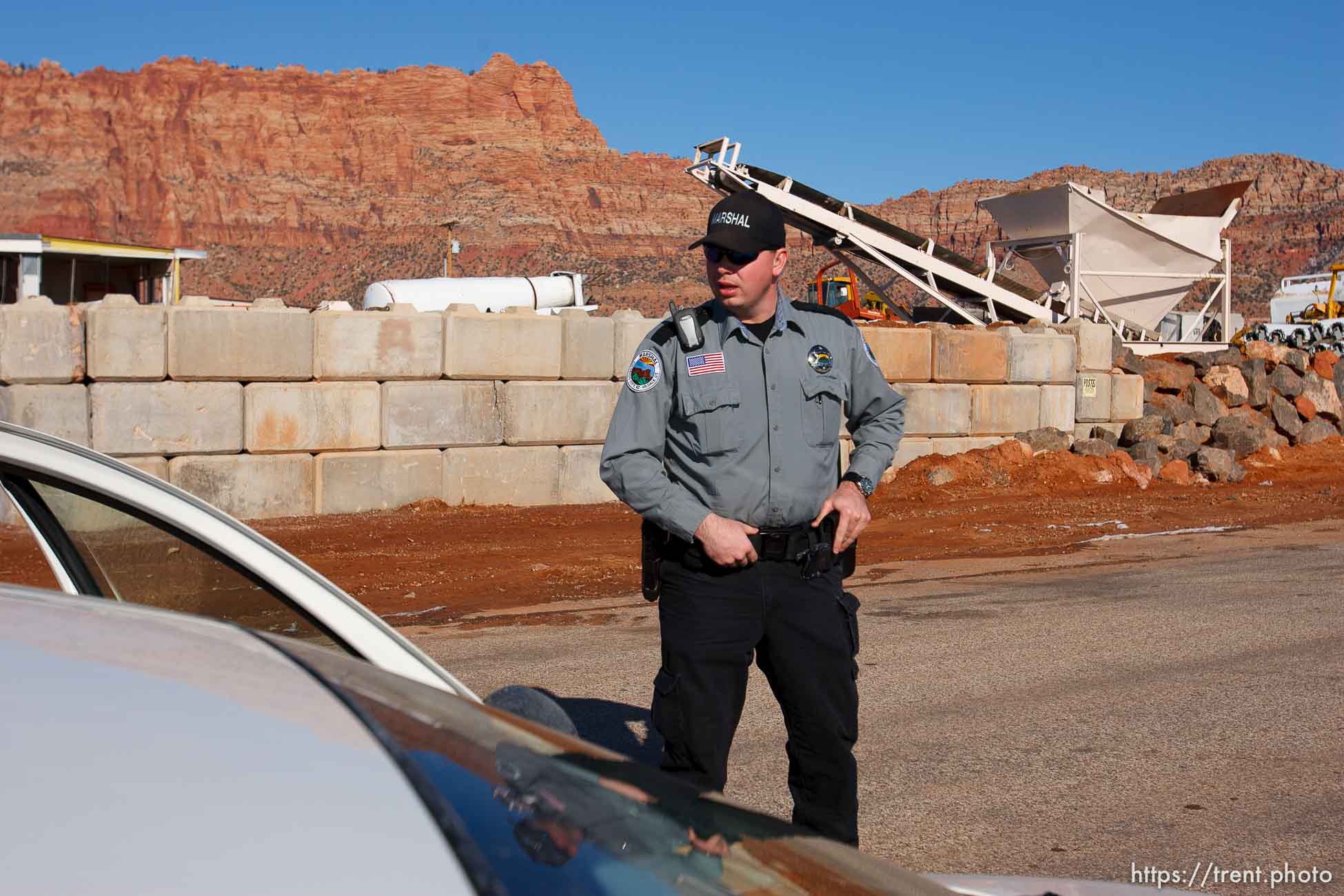 Hildale - Preston Barlow, an FLDS member and Deputy Marshal with the Hildale/Colorado City Town Marshals. for FLDS Hildale/Colorado City Town Marshal story; 12.20.2006