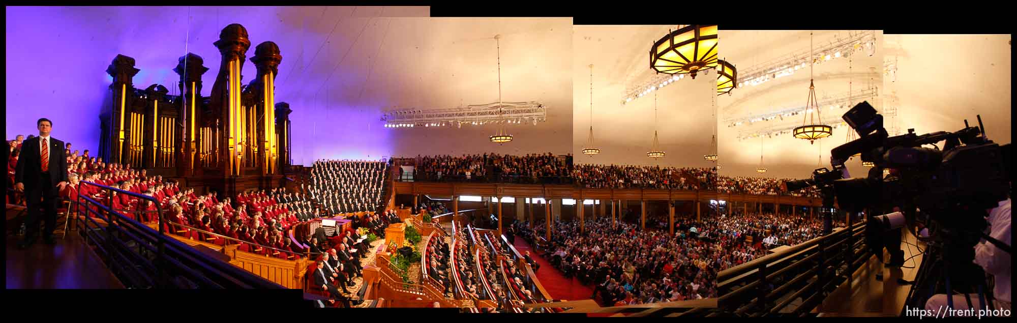 LDS General Conference, re-dedication of the historic tabernacle building.