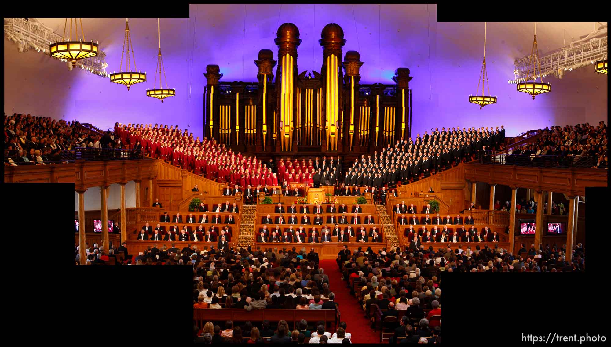 LDS General Conference, re-dedication of the historic tabernacle building.