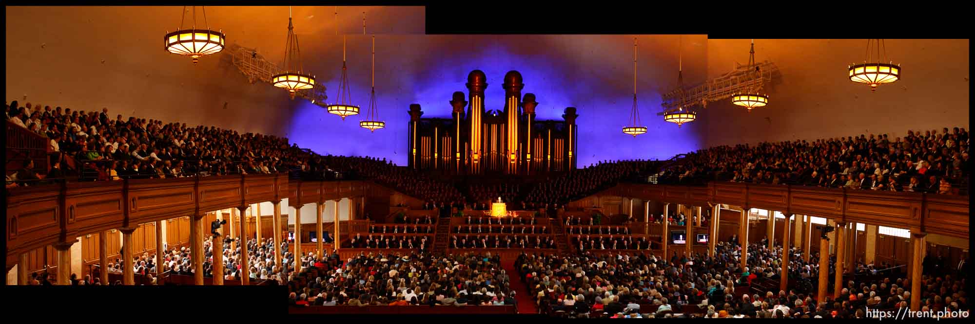 LDS General Conference, re-dedication of the historic tabernacle building.