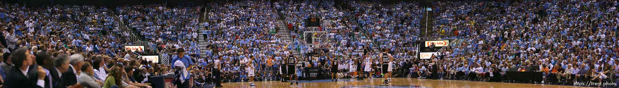 Salt Lake City - Utah Jazz vs. San Antonio Spurs, Western Conference Finals game four at EnergySolutions Arena.
5.28.2007&#x01;