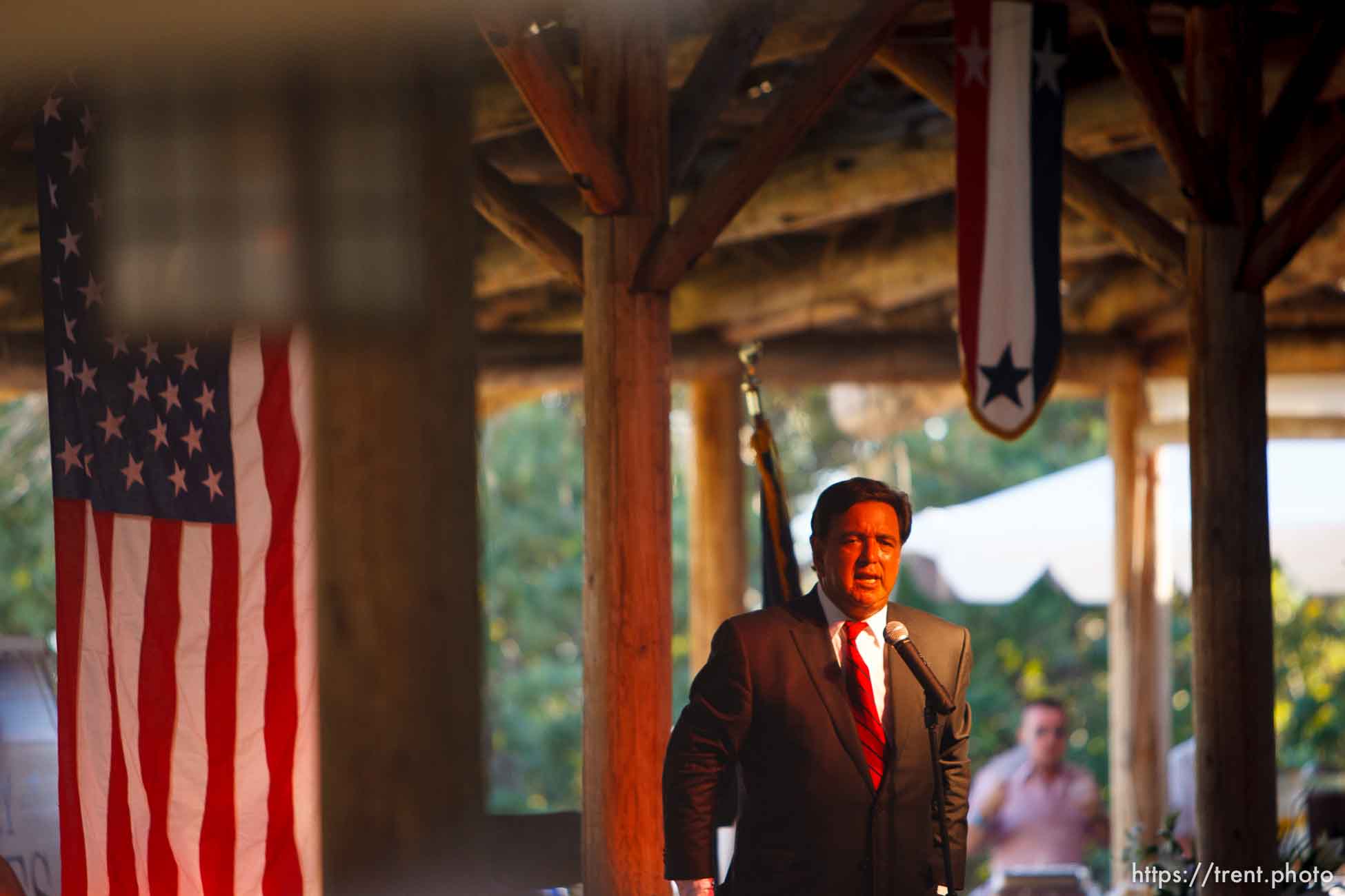 Salt Lake City - New Mexico Governor Bill Richardson attended a dinner held by the Utah Democratic Party Friday night at This Is The Place Heritage Park.