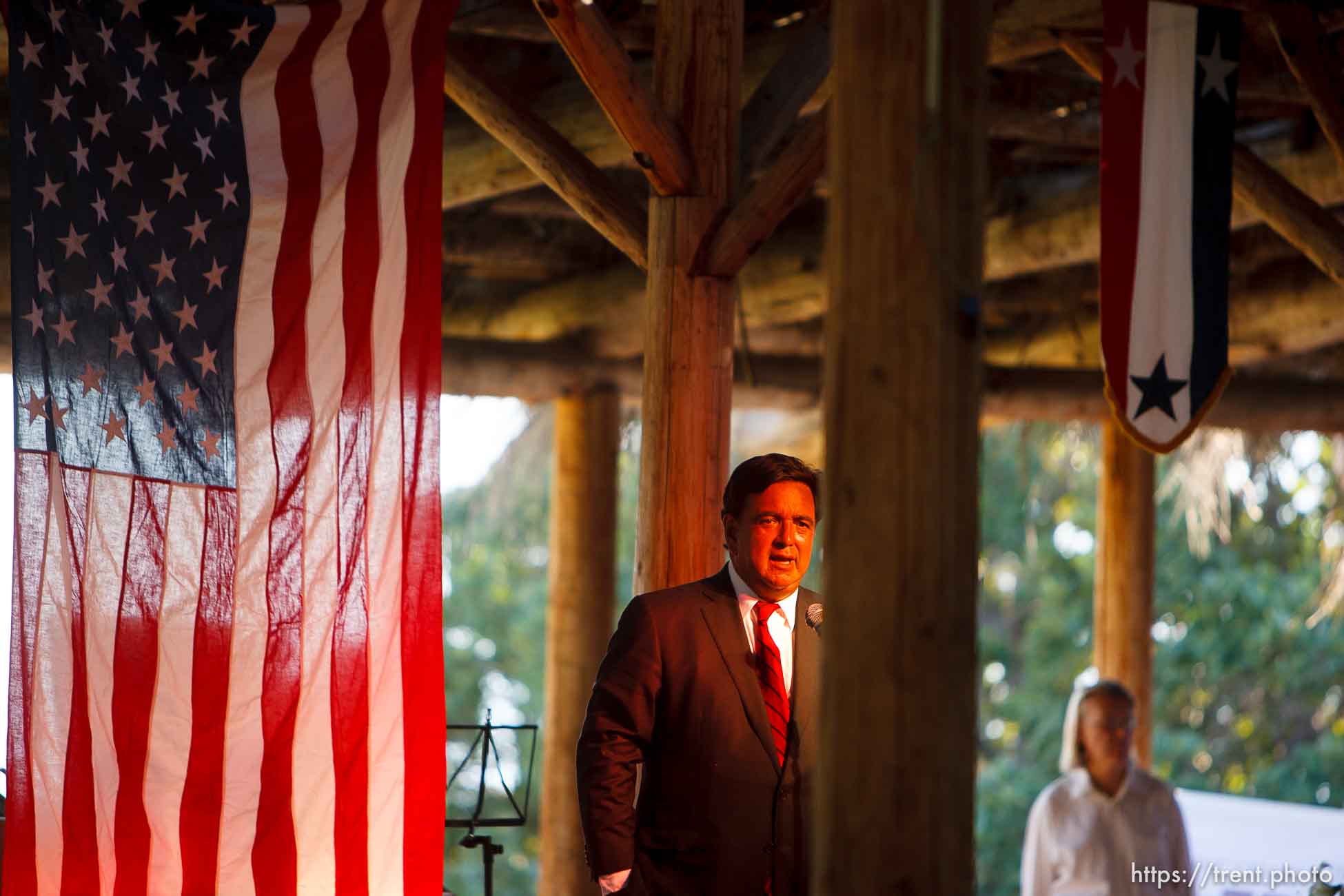 Salt Lake City - New Mexico Governor Bill Richardson attended a dinner held by the Utah Democratic Party Friday night at This Is The Place Heritage Park.