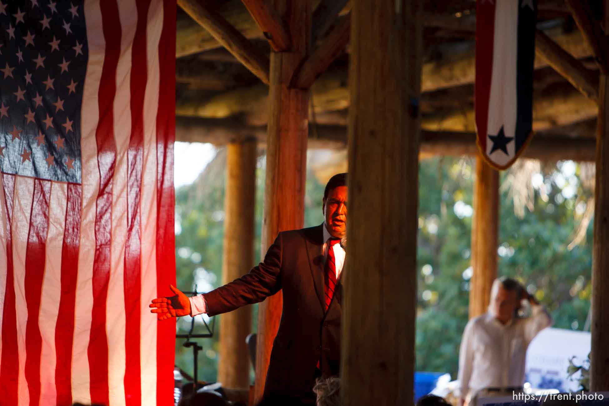 Salt Lake City - New Mexico Governor Bill Richardson attended a dinner held by the Utah Democratic Party Friday night at This Is The Place Heritage Park.