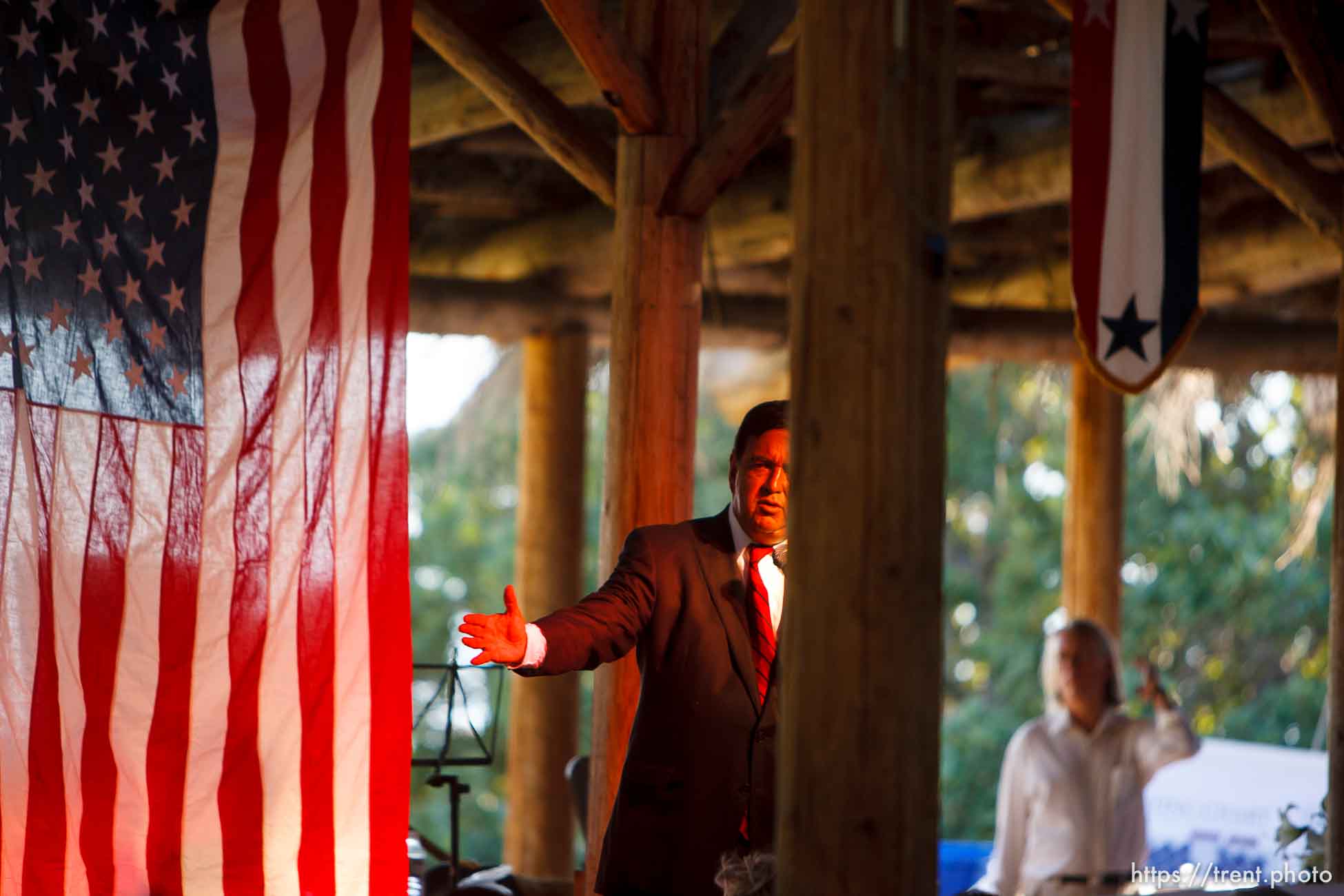 Salt Lake City - New Mexico Governor Bill Richardson attended a dinner held by the Utah Democratic Party Friday night at This Is The Place Heritage Park.