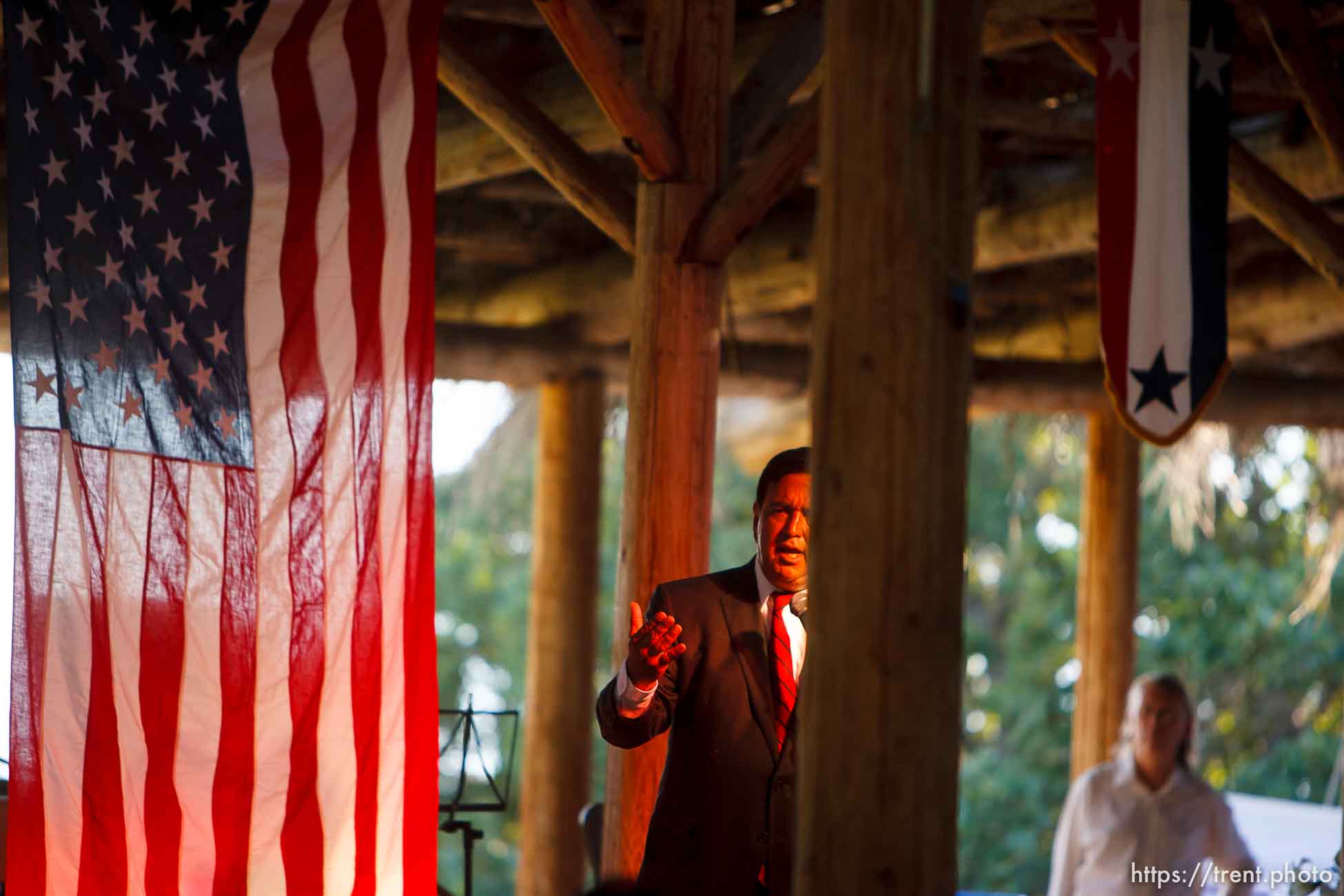 Salt Lake City - New Mexico Governor Bill Richardson attended a dinner held by the Utah Democratic Party Friday night at This Is The Place Heritage Park.