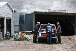 Huntington - Robert Murray, president and CEO of Ohio-based Murray Energy Corp, led reporters on a tour of the Crandall Canyon coal mine Wednesday, where six miners remained trapped.