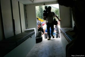 Huntington - Robert Murray, president and CEO of Ohio-based Murray Energy Corp, led reporters on a tour of the Crandall Canyon coal mine Wednesday, where six miners remained trapped.