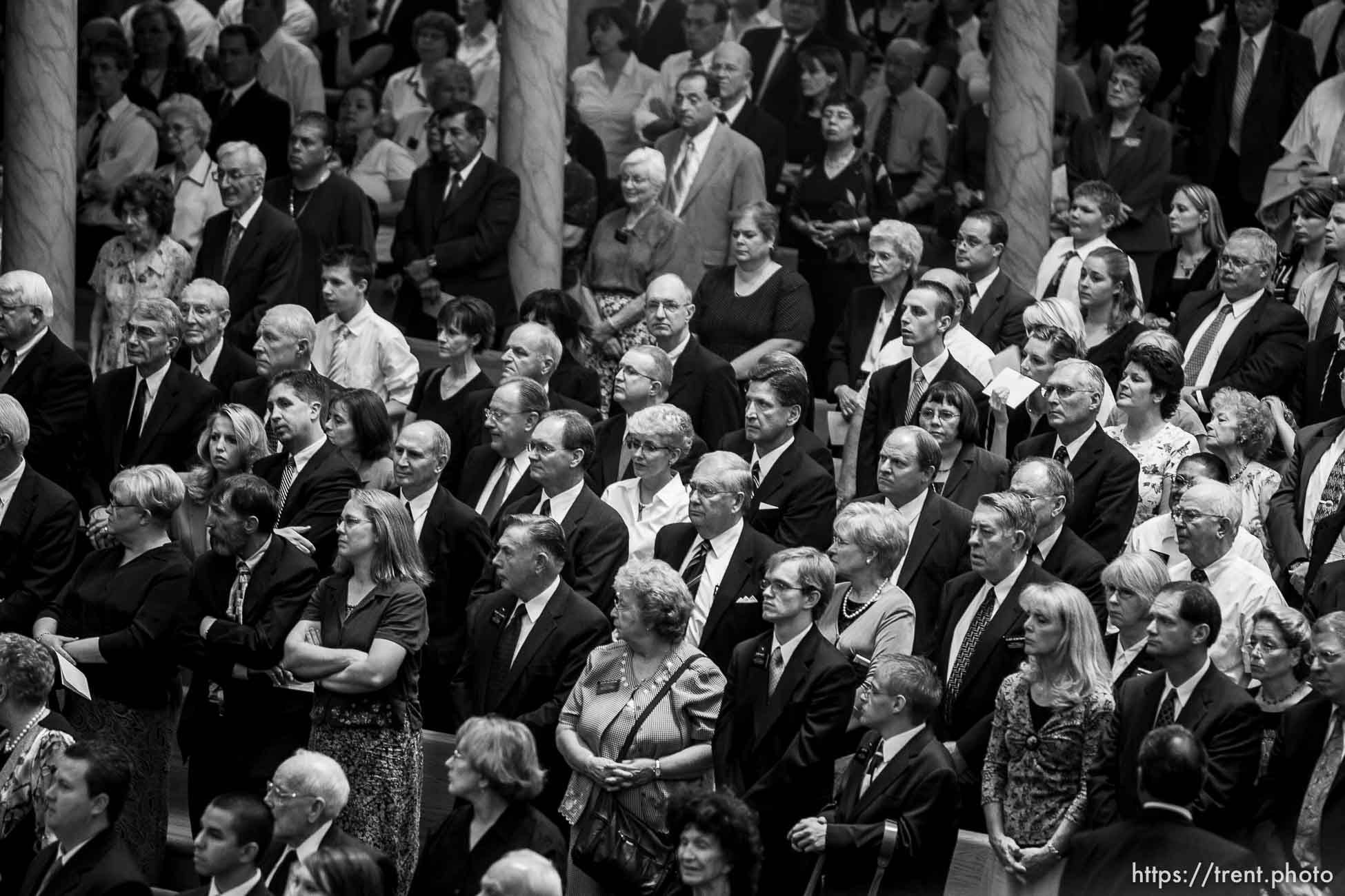 Salt Lake City - Funeral for President James E. Faust, a member of the First Presidency of the Church of Jesus Christ of Latter-day Saints.
; 8.14.2007