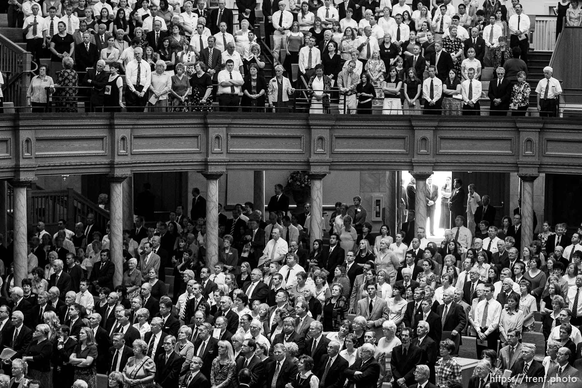 Salt Lake City - Funeral for President James E. Faust, a member of the First Presidency of the Church of Jesus Christ of Latter-day Saints.
; 8.14.2007