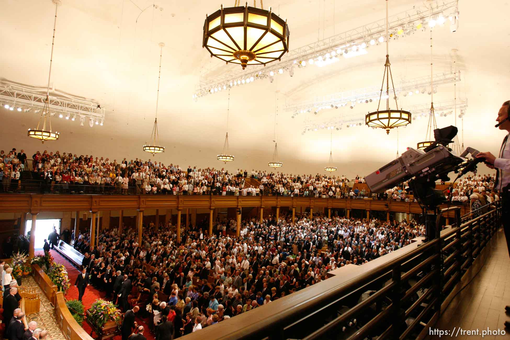 Salt Lake City - Funeral for President James E. Faust, a member of the First Presidency of the Church of Jesus Christ of Latter-day Saints.
; 8.14.2007