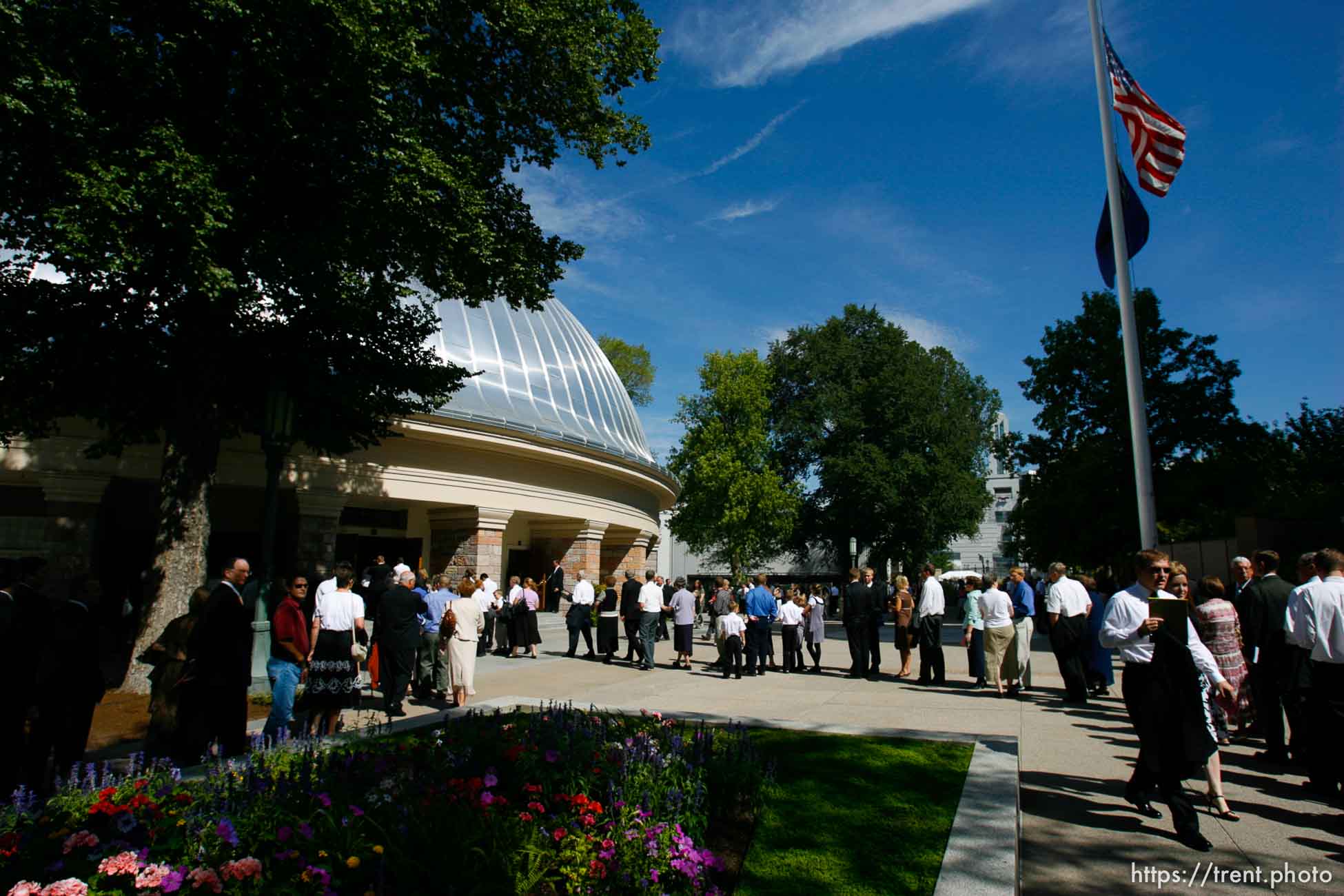 Salt Lake City - Funeral for President James E. Faust, a member of the First Presidency of the Church of Jesus Christ of Latter-day Saints.
; 8.14.2007