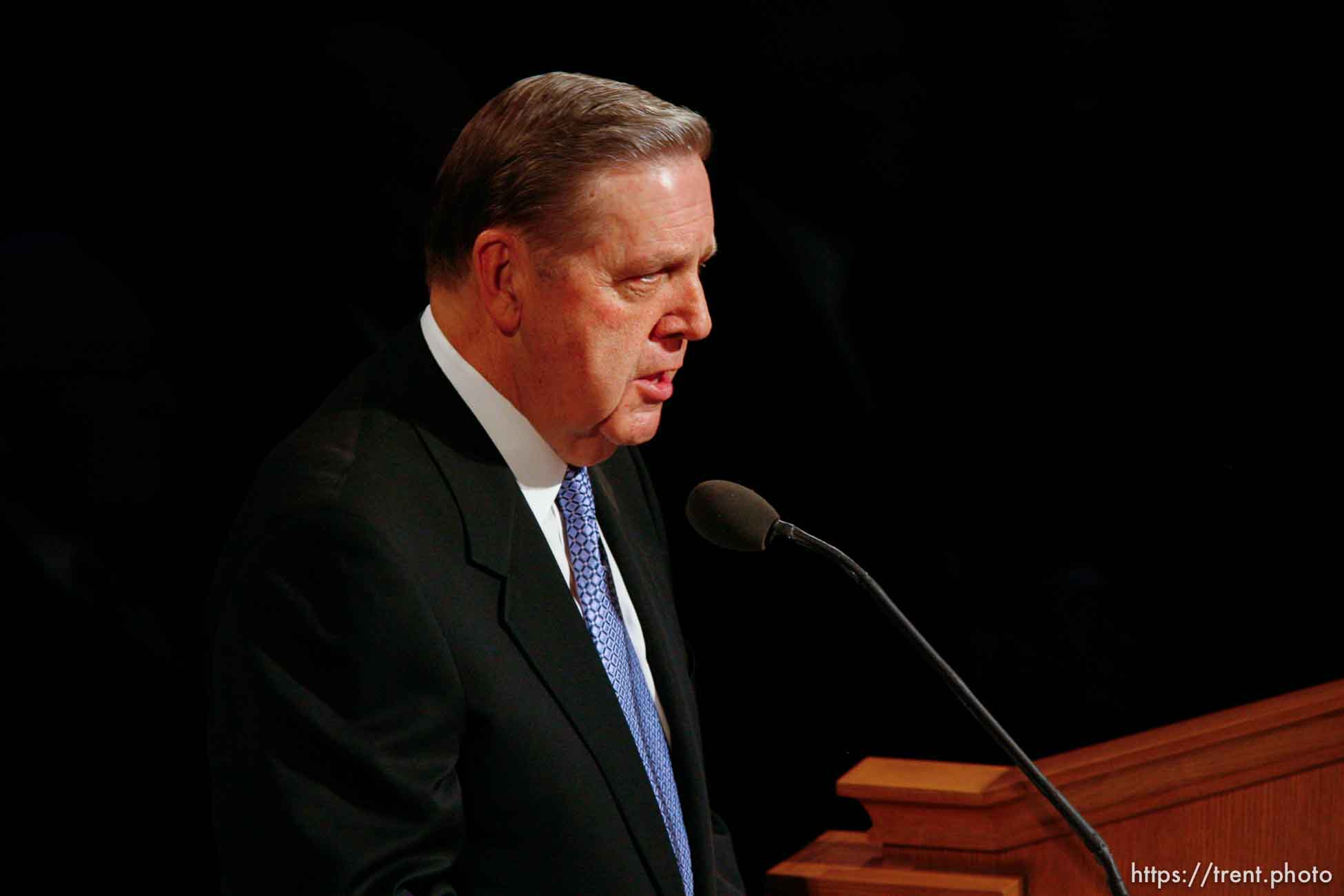 Elder Jeffrey R. Holland. Salt Lake City - Funeral for President James E. Faust, a member of the First Presidency of the Church of Jesus Christ of Latter-day Saints.
; 8.14.2007