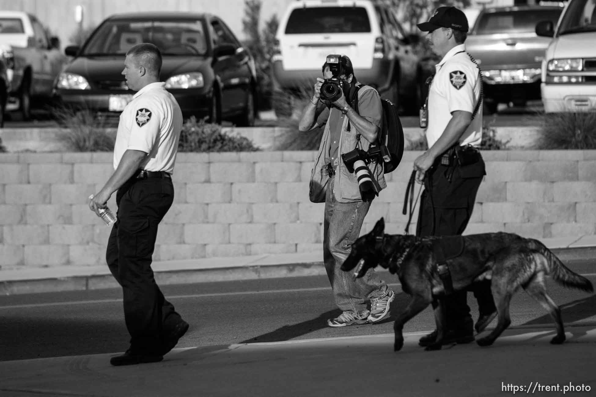 The Warren Jeffs' trial in St. George, Utah. Jeffs, head of the Fundamentalist Church of Jesus Christ of Latter Day Saints, is charged with two counts of rape as an accomplice for allegedly coercing the marriage and rape of a 14-year-old follower to her 19-year-old cousin in 2001. george frey