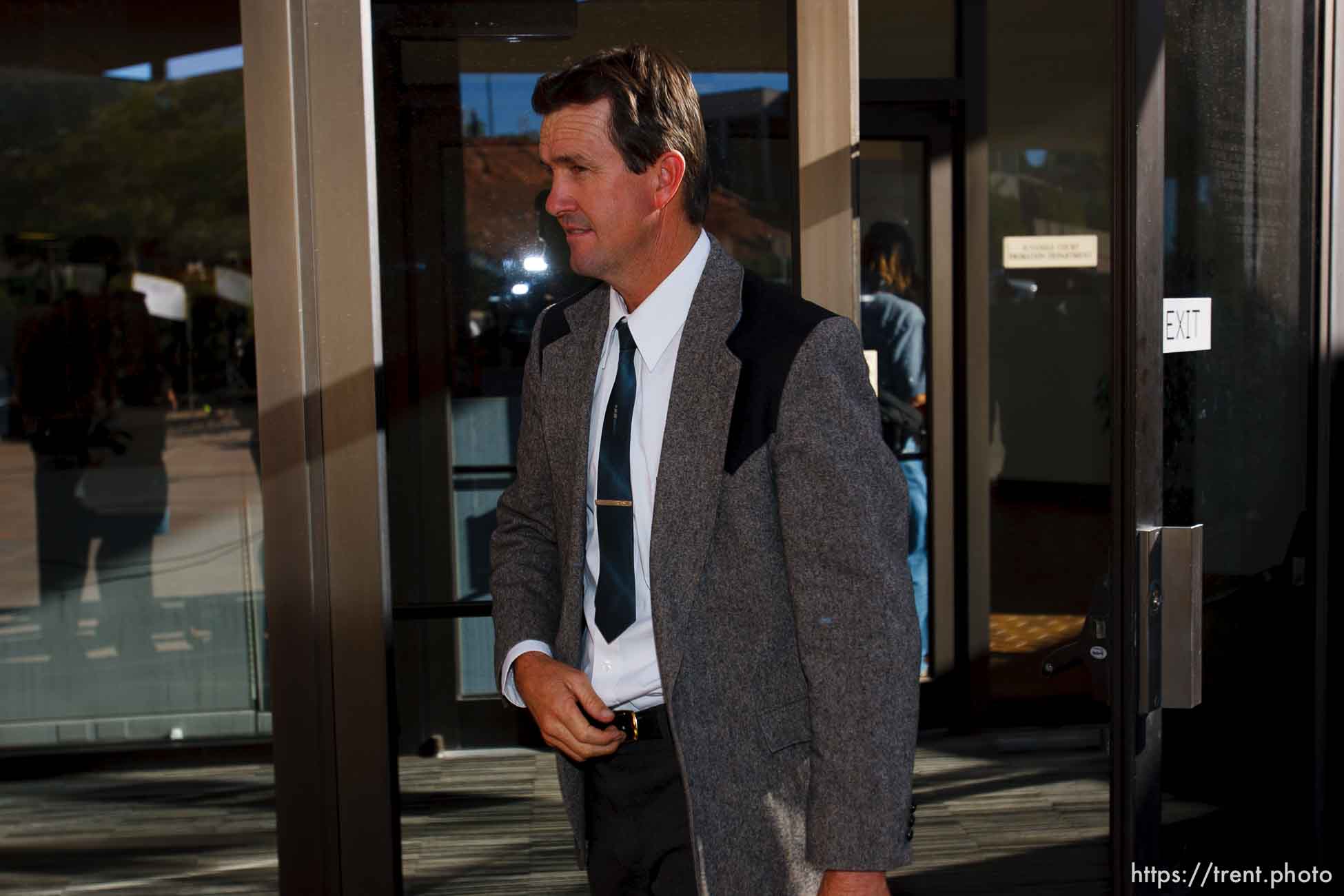 FLDS follower of Warren Jeffs. St. George - Warren Jeffs trial. The polygamous sect leader was charged with two counts of rape as an accomplice stemming from a marriage he officiated involving a 14-year-old girl and her 19-year-old cousin.