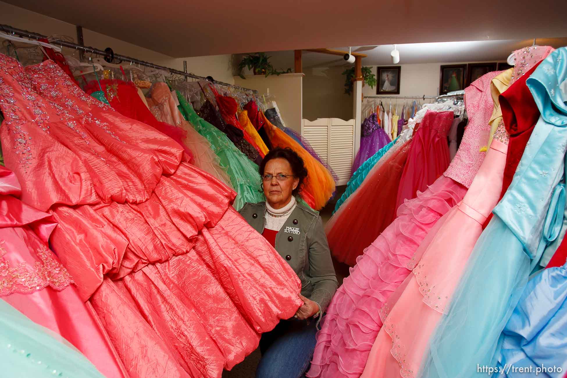 Gunnison- The basement of Lila Lee Christensen's dress shop has been contaminated by a leaking gas station tank at a nearby gas station. She is closing her family-owned business of 57 years.