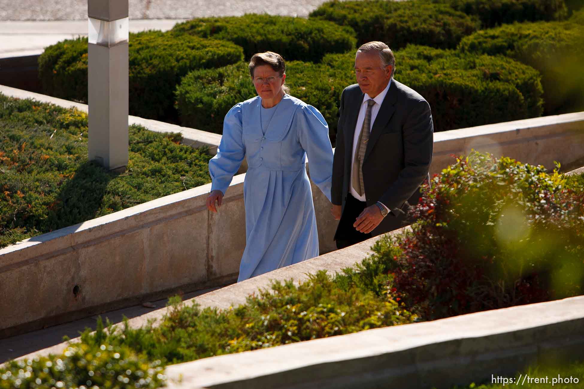 Lamar Johnson and unidentified woman. St. George - Polygamous sect leader Warren Jeffs was sentenced Tuesday, November 20, 2007 after being found guilty on two counts of rape as an accomplice, in St. George, Utah. Jeffs, head of the Fundamentalist Church of Jesus Christ of Latter Day Saints, was found guilty of two counts of rape as an accomplice for allegedly coercing the marriage and rape of a 14-year-old follower to her 19-year-old cousin in 2001.
; 11.20.2007