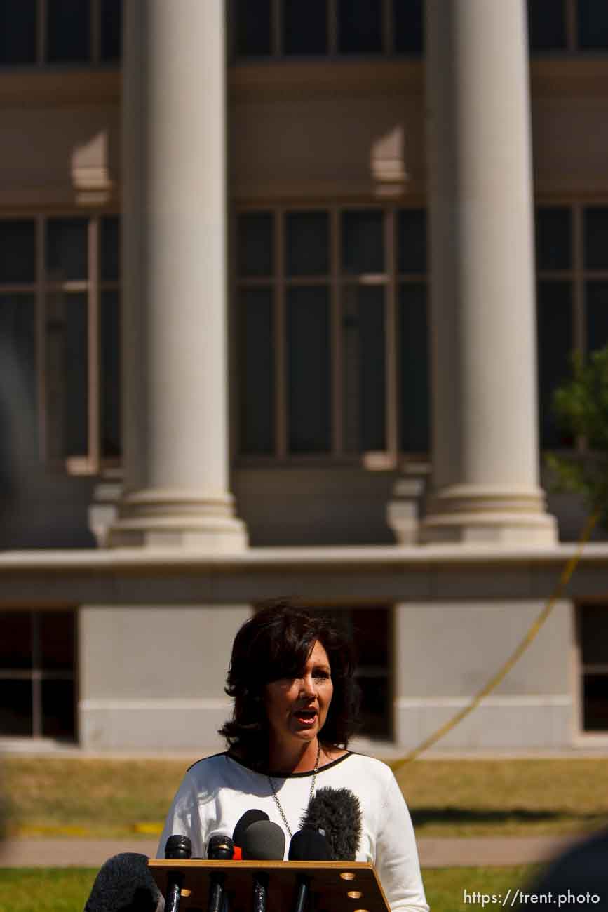 San Angelo - Tom Green County Courthouse Monday, June 2, 2008 where Judge Barbara Walther signed an order to return over 450 children that were taken from the YFZ ranch. Monday June 2, 2008.  marleigh meisner