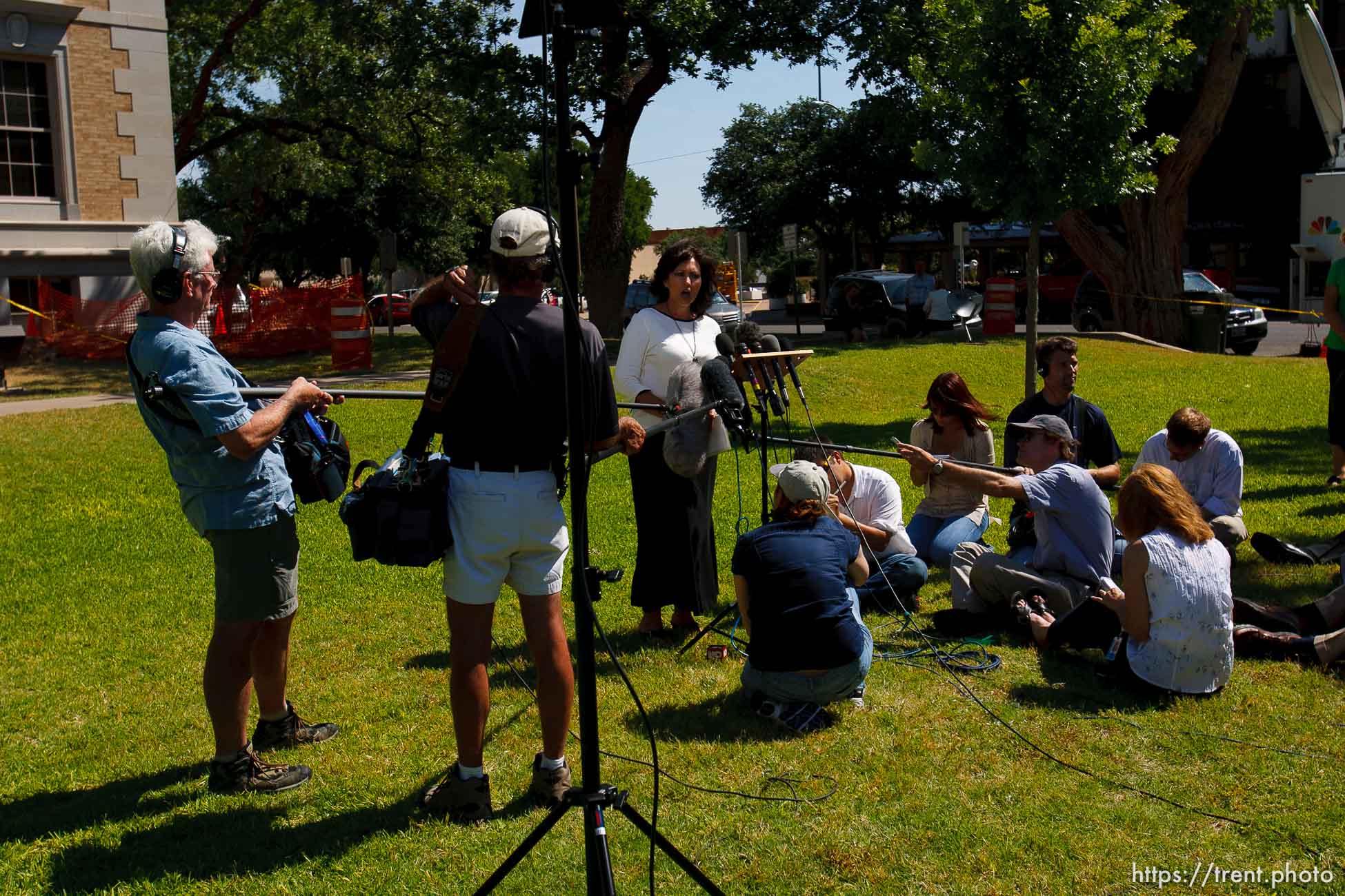 San Angelo - Tom Green County Courthouse Monday, June 2, 2008 where Judge Barbara Walther signed an order to return over 450 children that were taken from the YFZ ranch. Monday June 2, 2008.  marleigh meisner