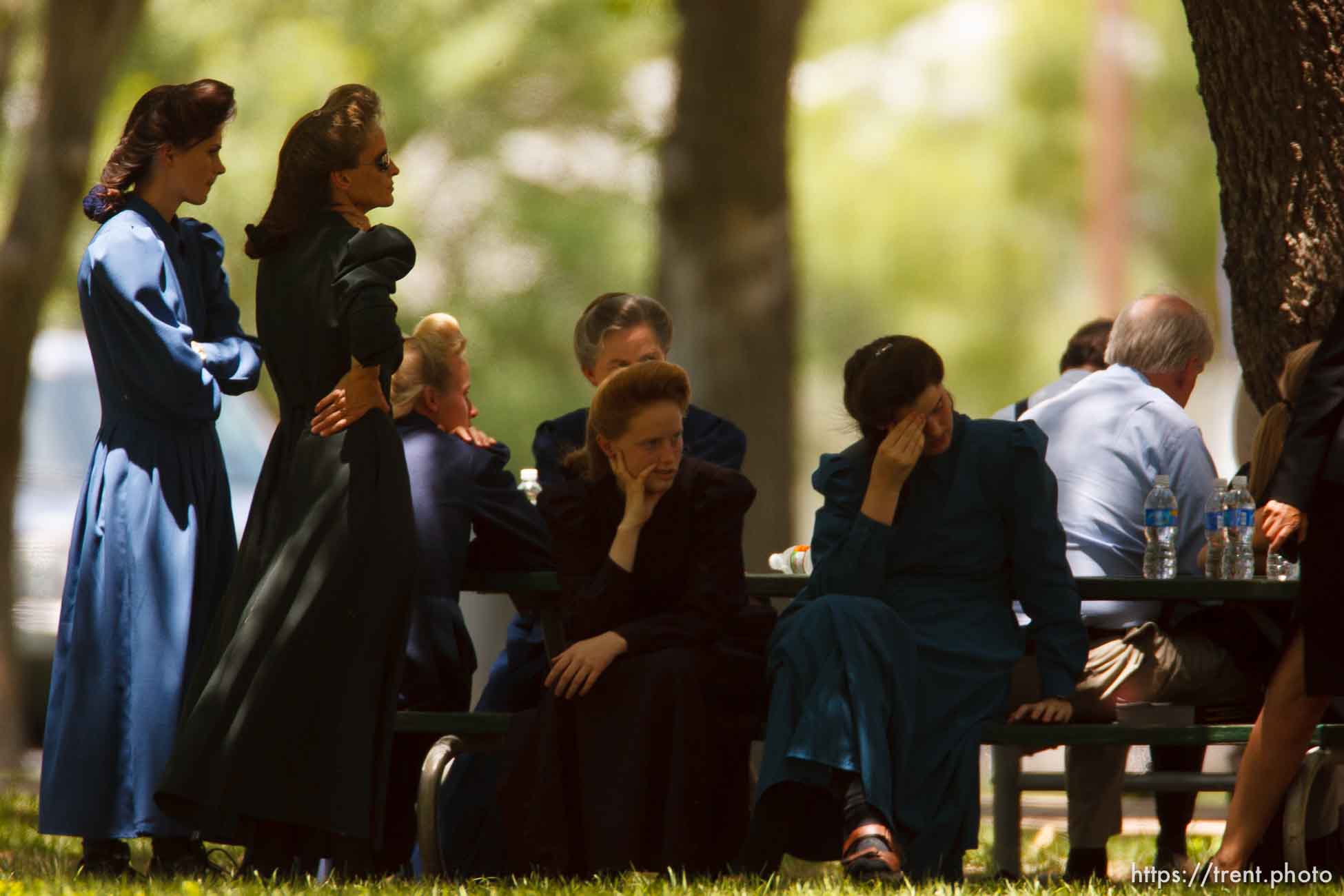 Eldorado - at the Schleicher County Courthouse Tuesday, July 22, 2008, where a grand jury met to hear evidence of possible crimes involving FLDS church members from the YFZ ranch.