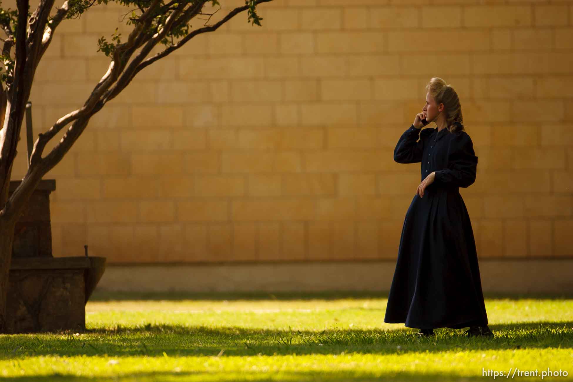 Eldorado - at the Schleicher County Courthouse Tuesday, July 22, 2008, where a grand jury met to hear evidence of possible crimes involving FLDS church members from the YFZ ranch.