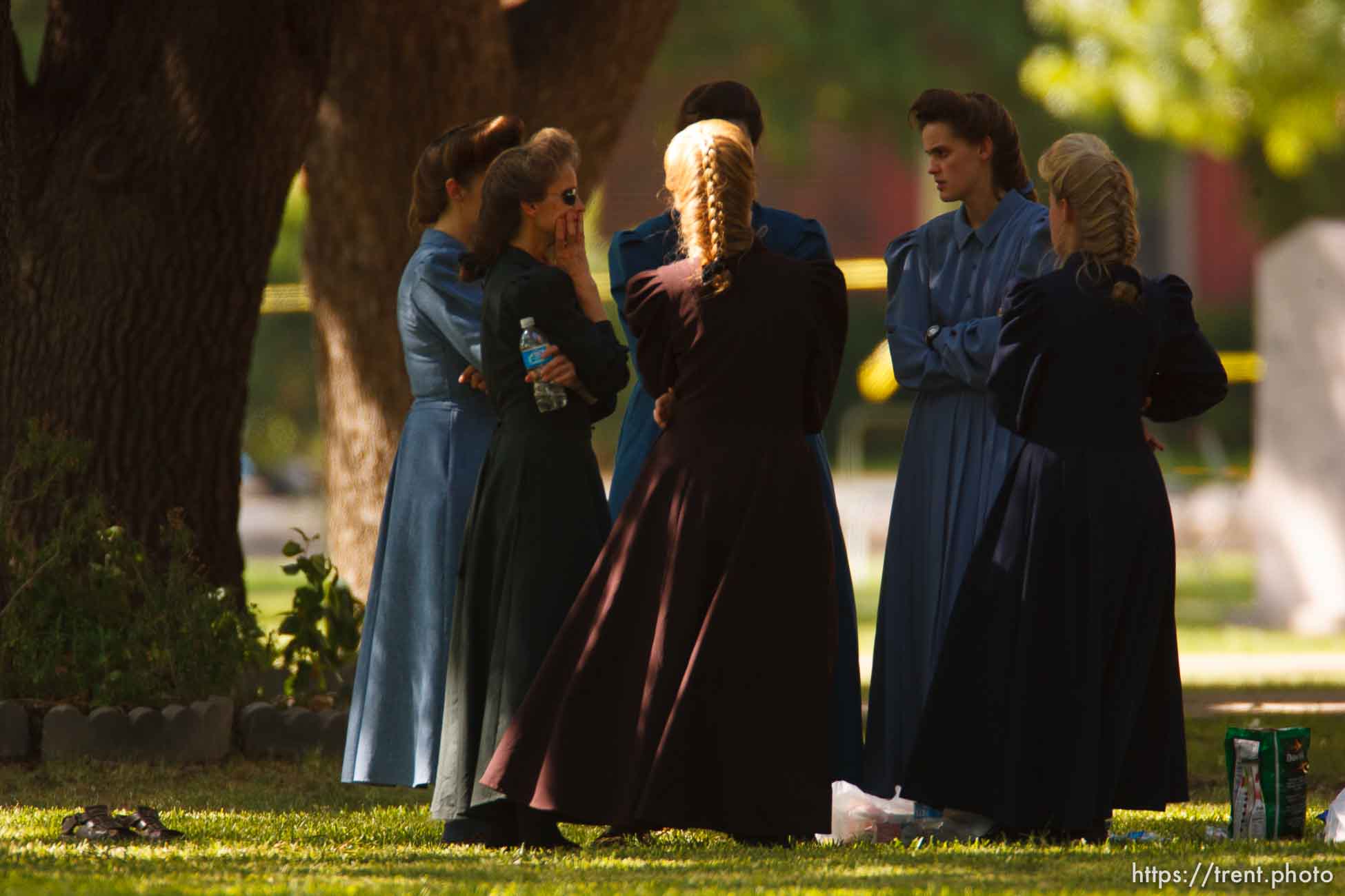 Eldorado - at the Schleicher County Courthouse Tuesday, July 22, 2008, where a grand jury met to hear evidence of possible crimes involving FLDS church members from the YFZ ranch.