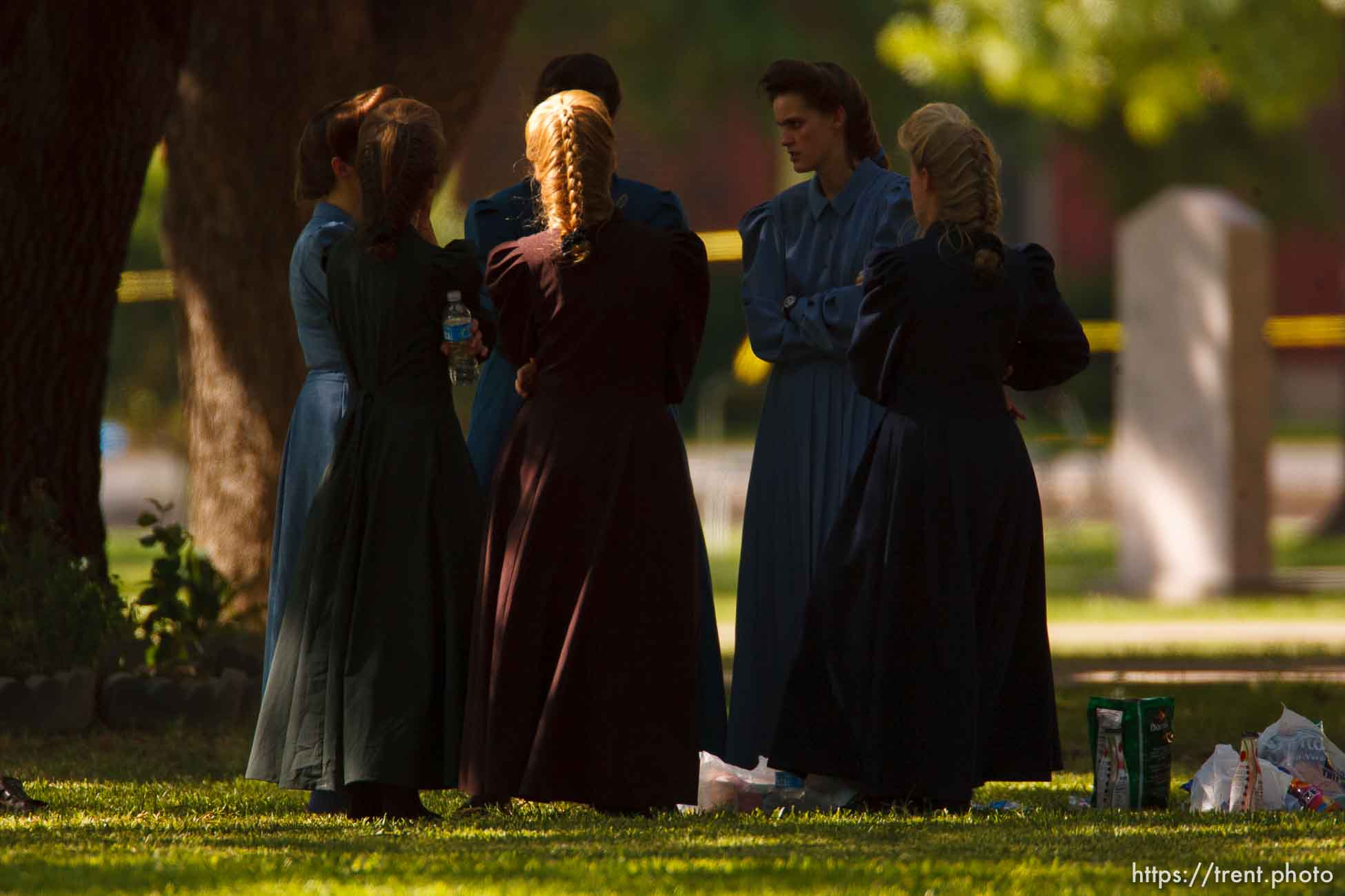 Eldorado - at the Schleicher County Courthouse Tuesday, July 22, 2008, where a grand jury met to hear evidence of possible crimes involving FLDS church members from the YFZ ranch.