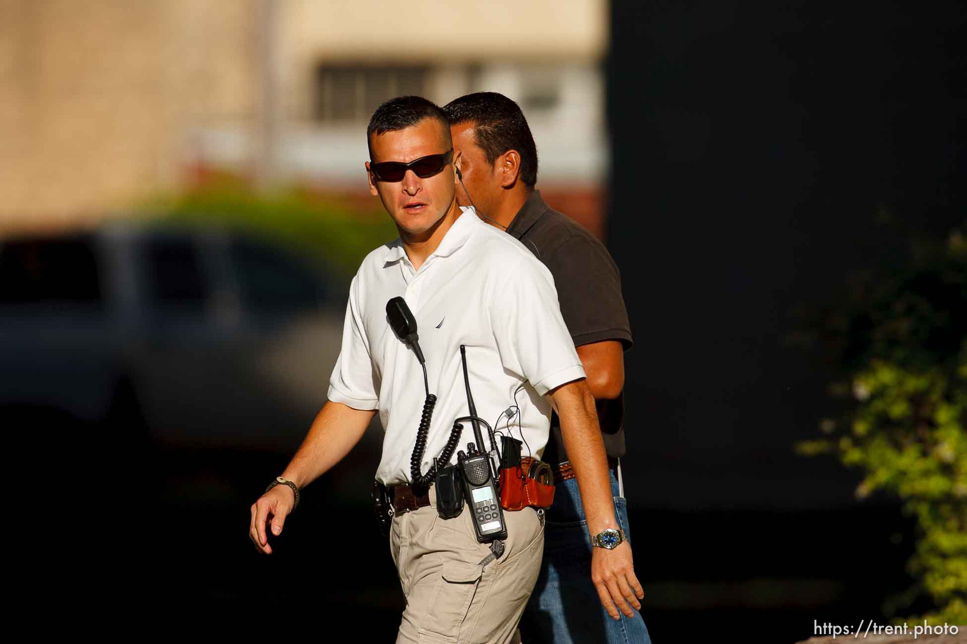 Eldorado - at the Schleicher County Courthouse Tuesday, July 22, 2008, where a grand jury met to hear evidence of possible crimes involving FLDS church members from the YFZ ranch.