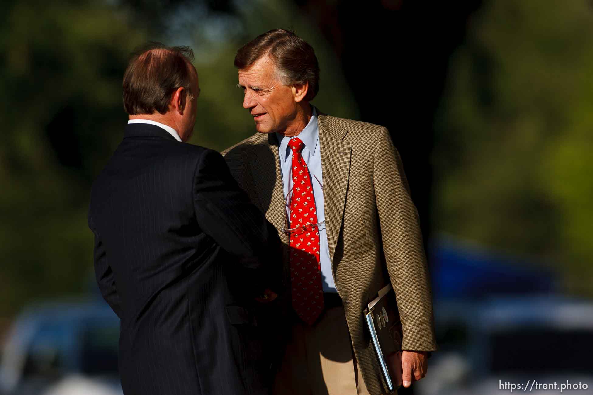 Eldorado - at the Schleicher County Courthouse Tuesday, July 22, 2008, where a grand jury met to hear evidence of possible crimes involving FLDS church members from the YFZ ranch.