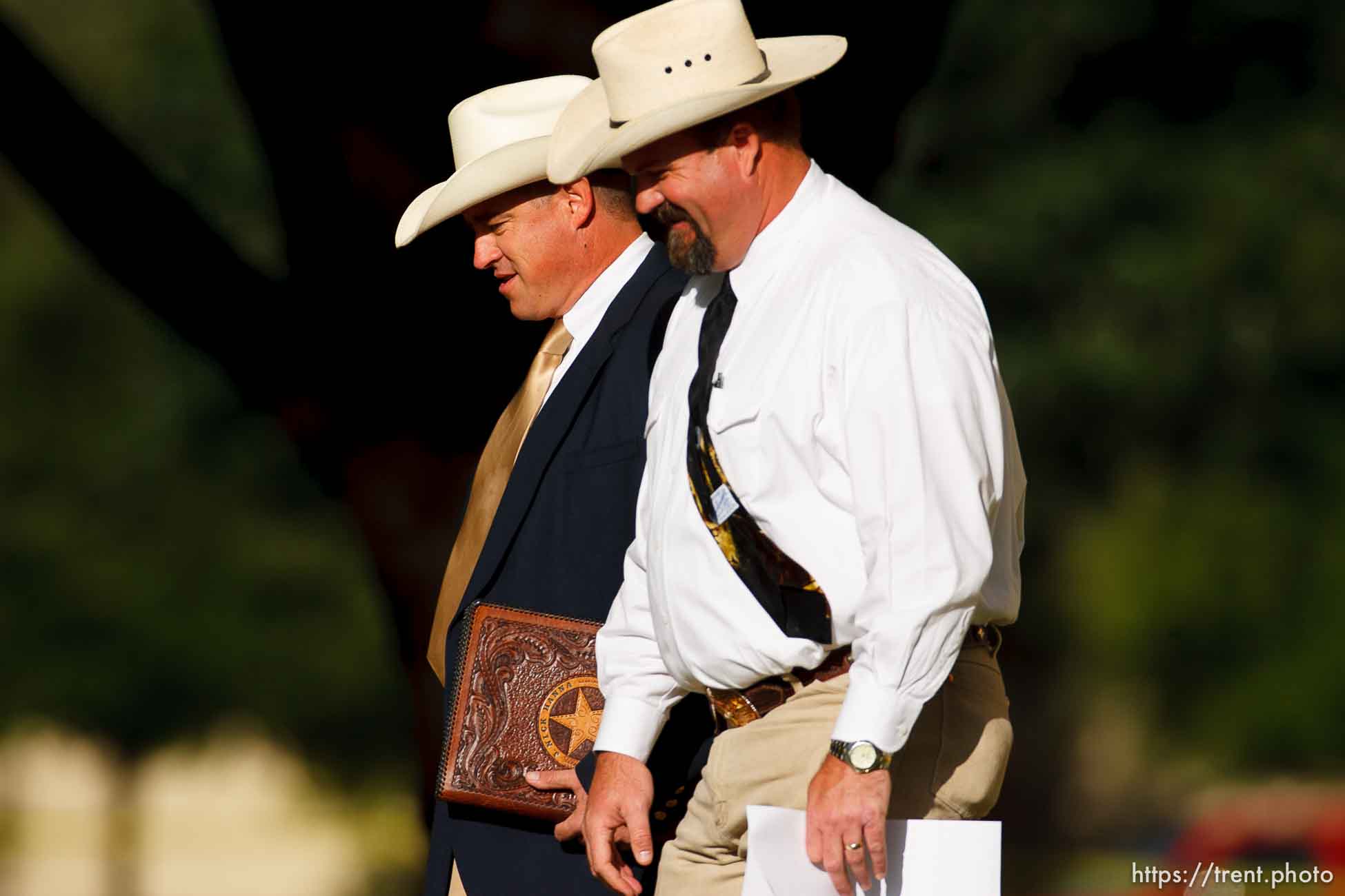 Eldorado - at the Schleicher County Courthouse Tuesday, July 22, 2008, where a grand jury met to hear evidence of possible crimes involving FLDS church members from the YFZ ranch.