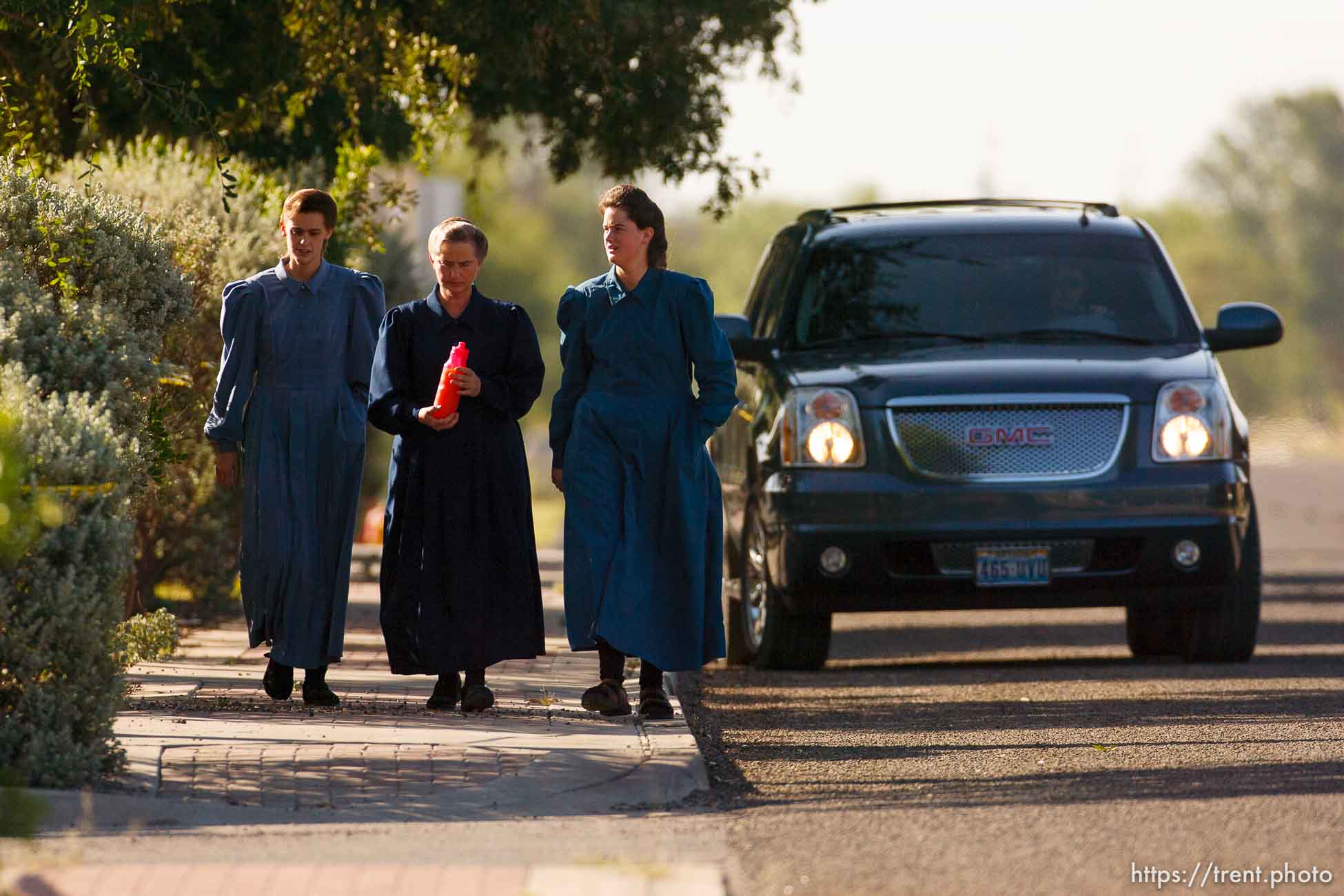 Eldorado - at the Schleicher County Courthouse Tuesday, July 22, 2008, where a grand jury met to hear evidence of possible crimes involving FLDS church members from the YFZ ranch.