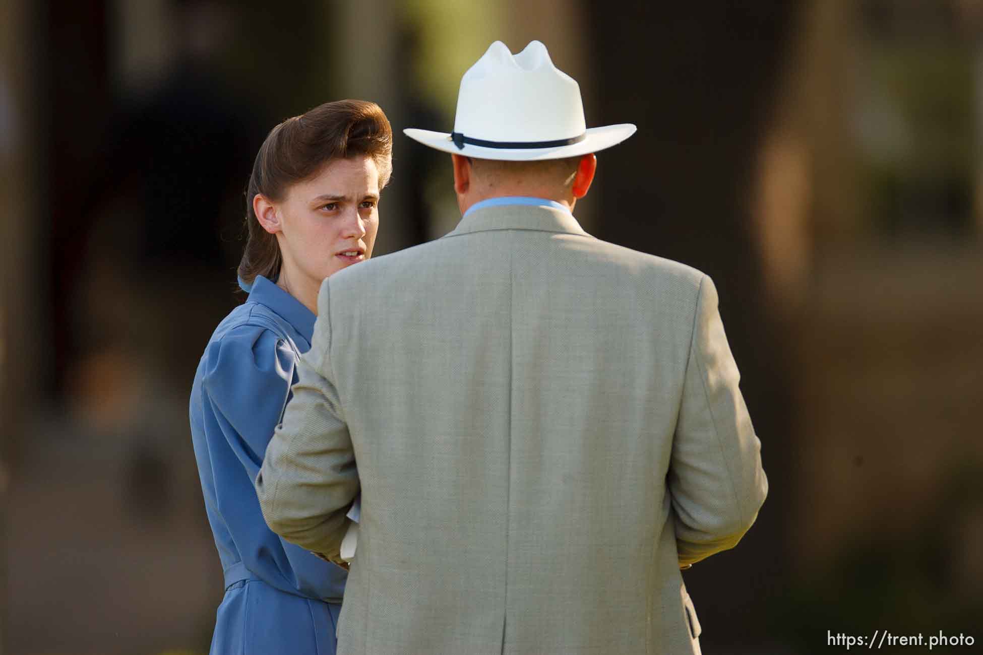 Eldorado - at the Schleicher County Courthouse Tuesday, July 22, 2008, where a grand jury met to hear evidence of possible crimes involving FLDS church members from the YFZ ranch.