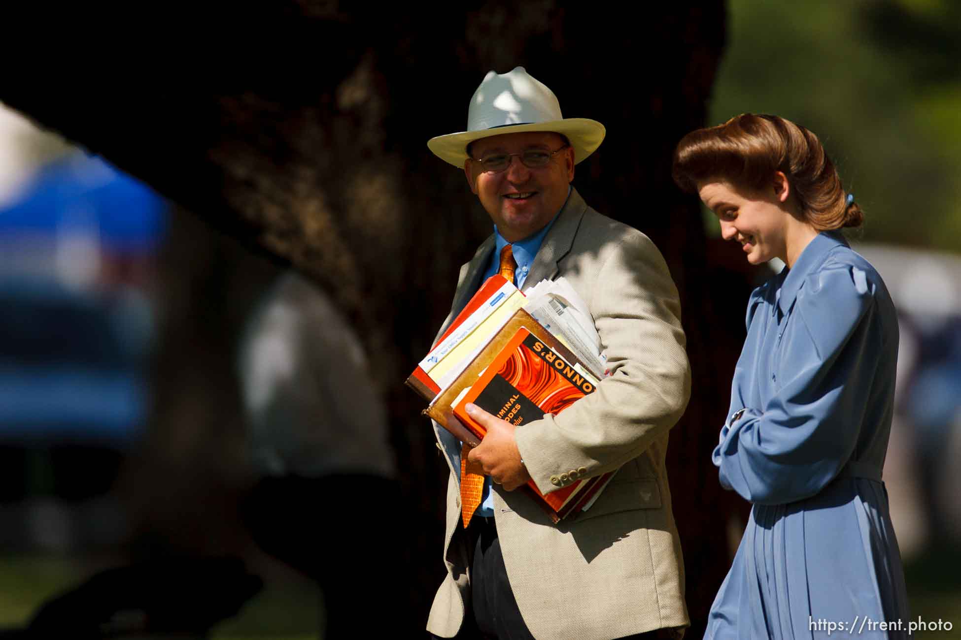 Eldorado - at the Schleicher County Courthouse Tuesday, July 22, 2008, where a grand jury met to hear evidence of possible crimes involving FLDS church members from the YFZ ranch.