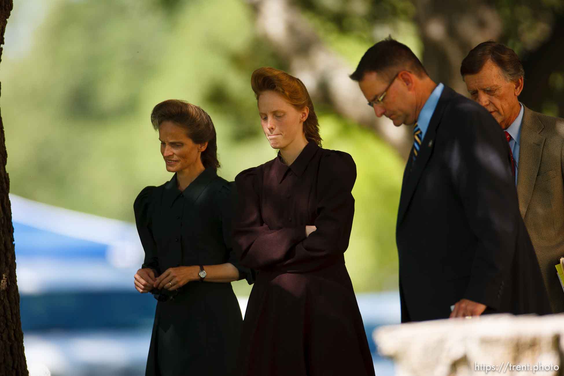 Eldorado - at the Schleicher County Courthouse Tuesday, July 22, 2008, where a grand jury met to hear evidence of possible crimes involving FLDS church members from the YFZ ranch.