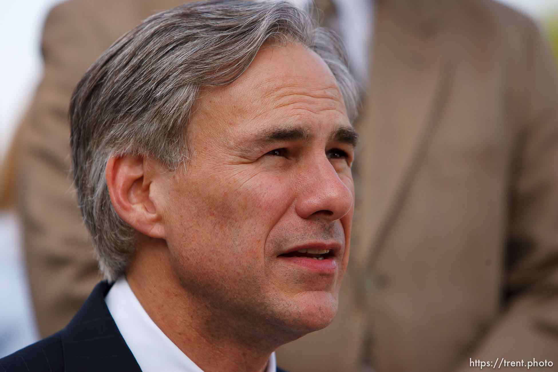 Eldorado - Texas Attorney General Greg Abbott announces the inditement of six individuals associated with the YFZ ranch. A grand jury reconvened at the Schleicher County Courthouse  Tuesday, July 22 2008 to consider charges stemming from the raid on the YFZ ranch. Tuesday, July 22, 2008.