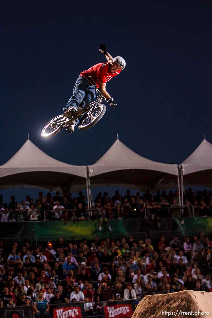 Salt Lake City - Cam White, 3rd place, BMX Dirt, AST Dew Tour, Friday September 12, 2008.