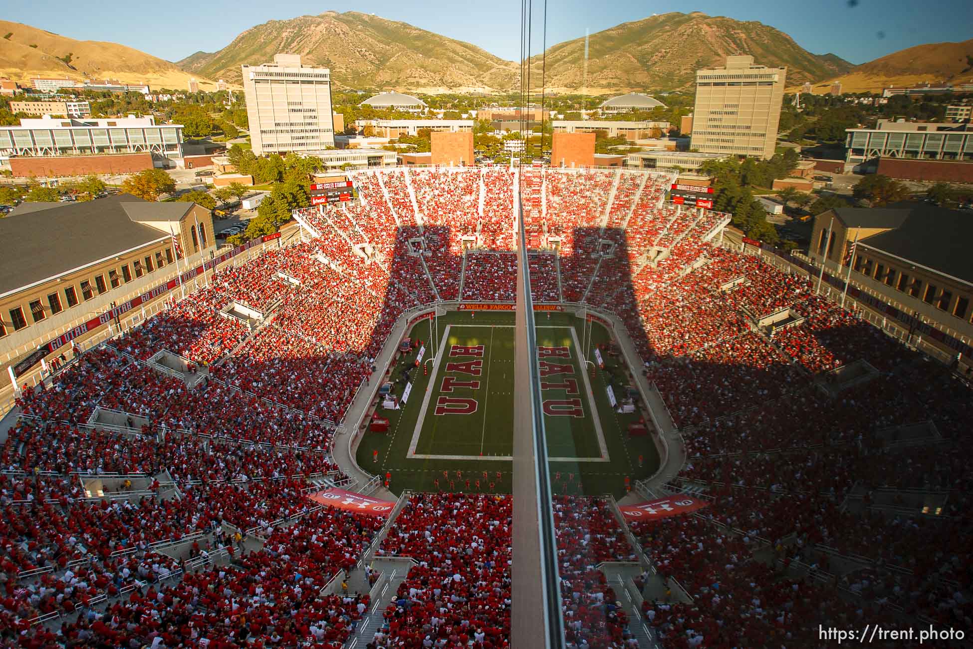 Salt Lake City - University of Utah vs. UNLV college football Saturday, September 6, 2008 at Rice-Eccles Stadium.