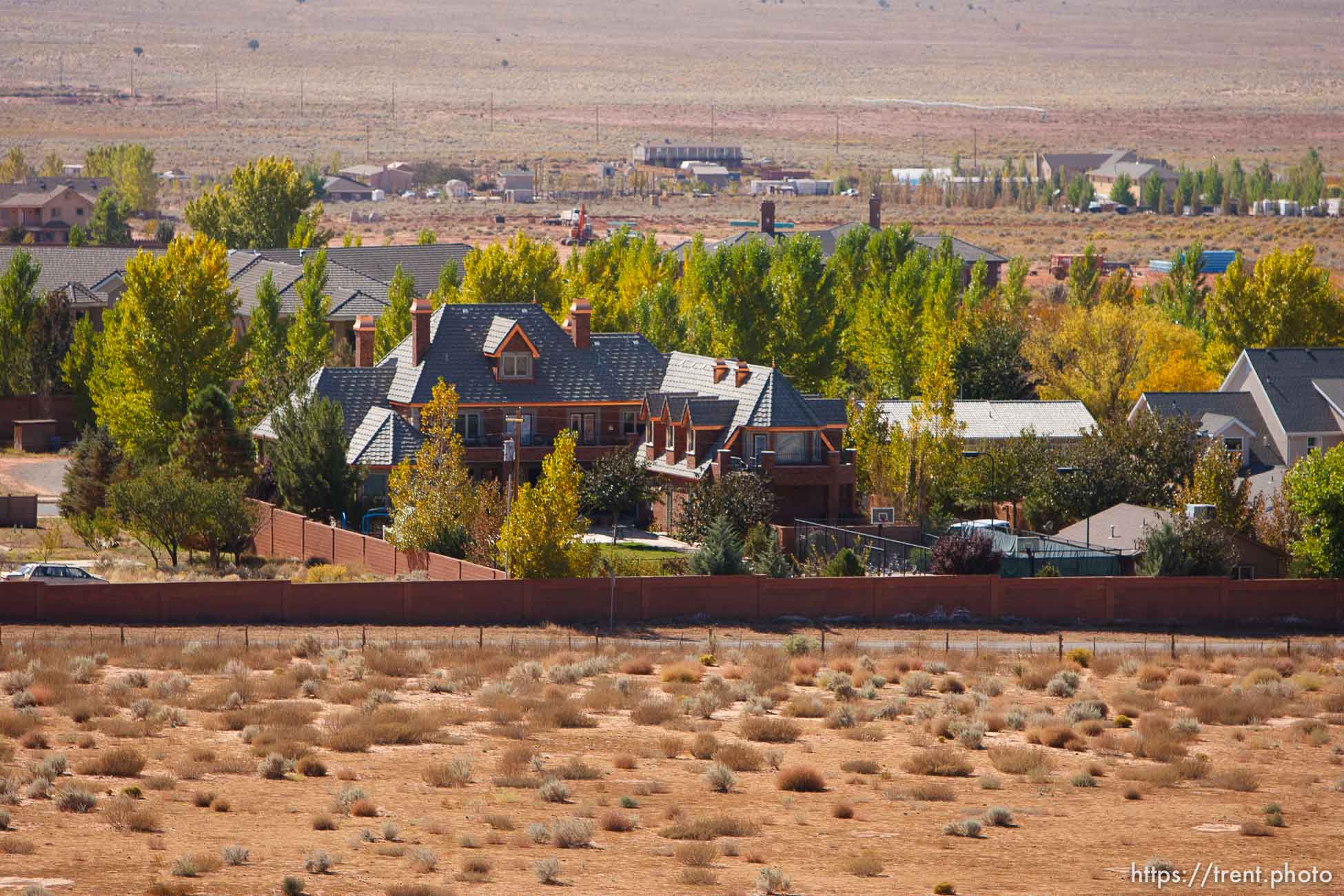 Centennial Park - The view of Centennial Park from Berry Knoll, Friday October 24, 2008.