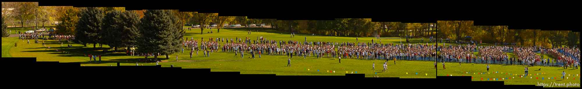 4A boys. Utah State High School Cross-Country Championships Wednesday afternoon in Salt Lake City's Sugarhouse Park.