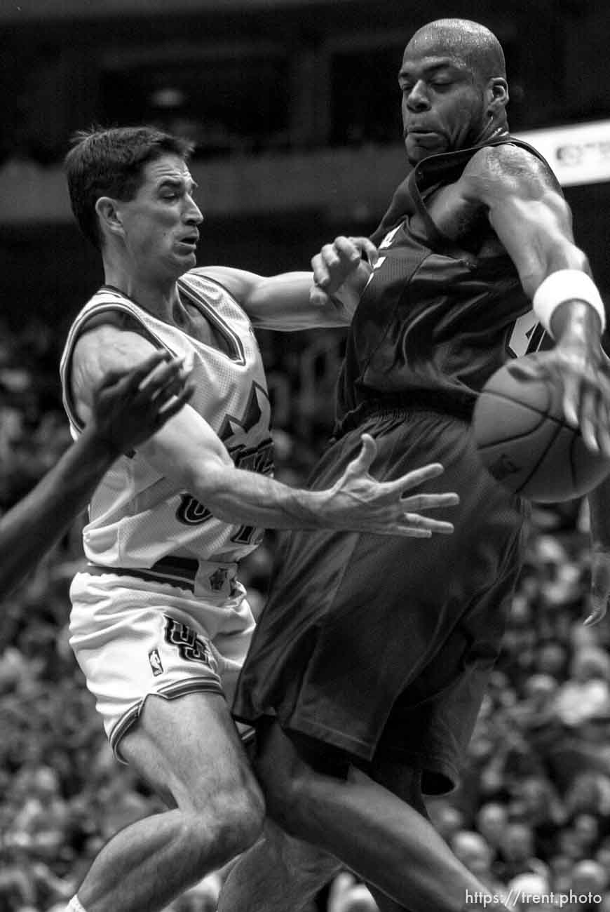 John Stockton at Utah Jazz vs. Los Angeles Clippers.