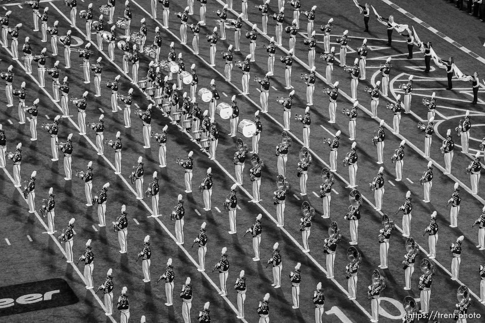 Las Vegas - at the Las Vegas Bowl, BYU vs. Arizona, college football Saturday December 20, 2008 at Sam Boyd Stadium. byu cougar marching band