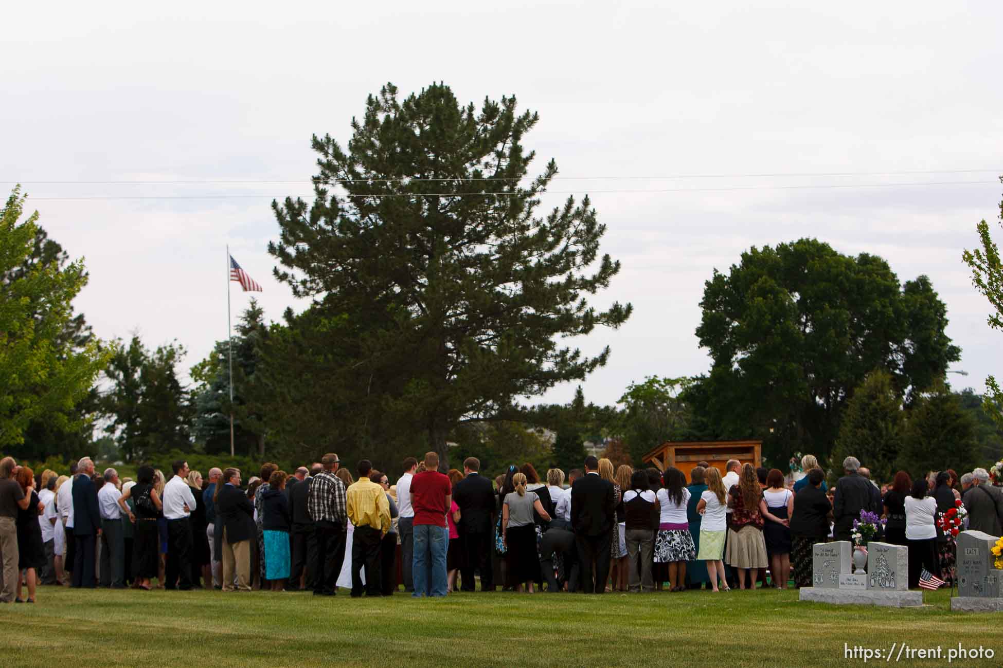 Blanding - Hundreds turned out to the LDS Stake Center in Blanding Tuesday, June 16, 2009 to pay their respects at the funeral of physician James Redd, who took his own life after being charged with a felony count of trafficking in archaeological artifacts protected by federal law.